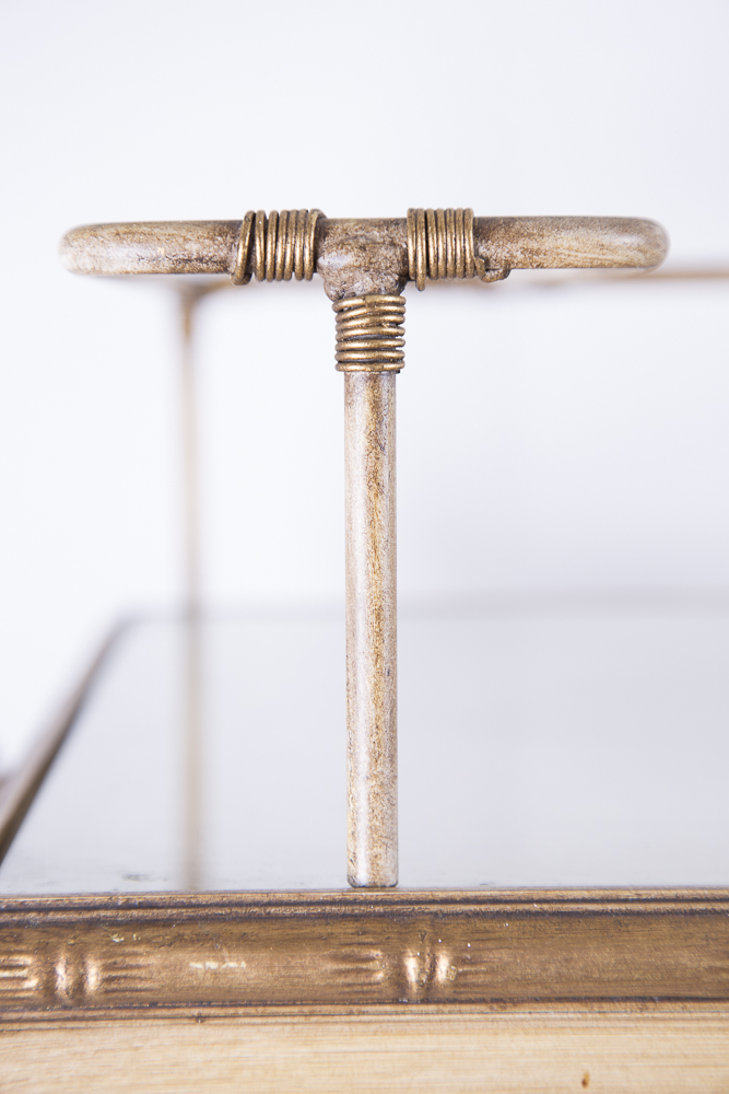 Bamboo Style Butlers Tray With Removable Rack