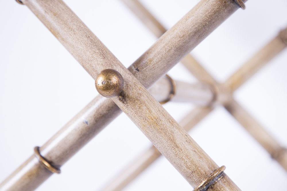 Bamboo Style Butlers Tray With Removable Rack