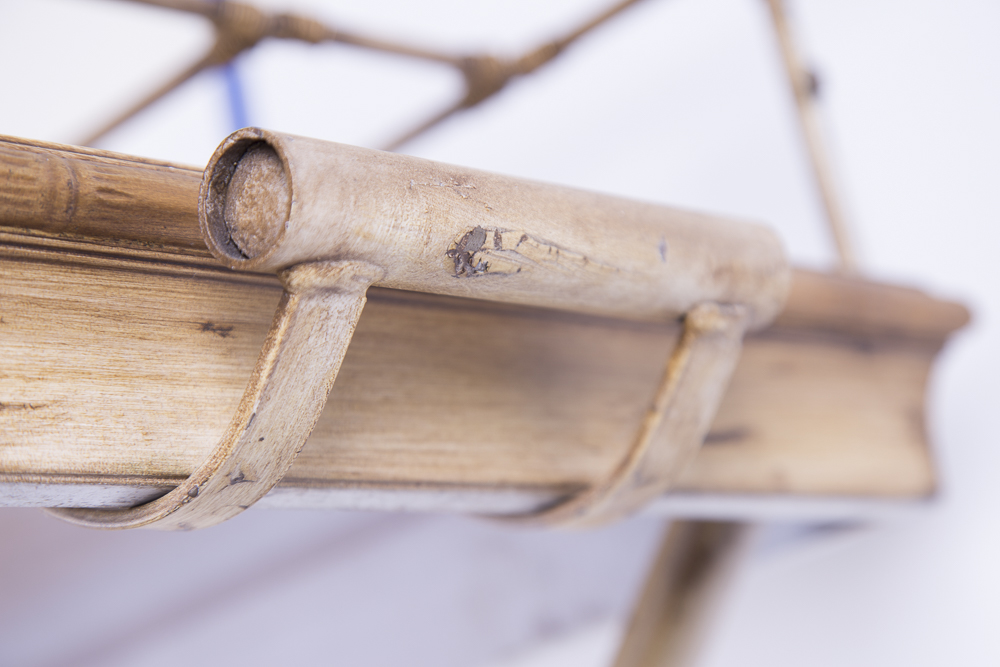 Bamboo Style Butlers Tray With Removable Rack