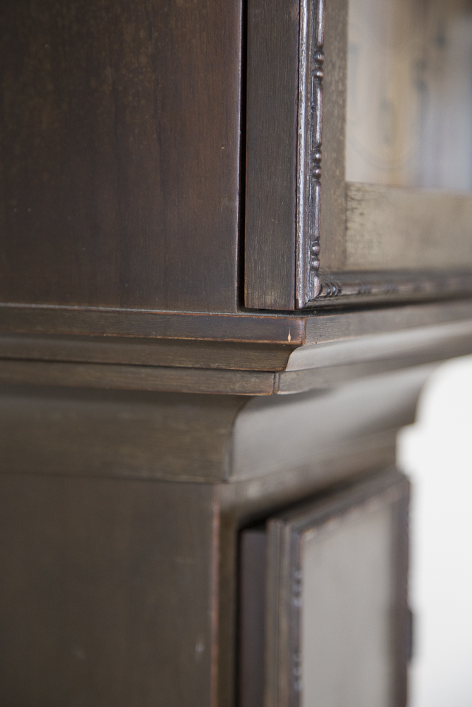 Vintage Mahogany Grandfather Clock By Colonial Manufacturing