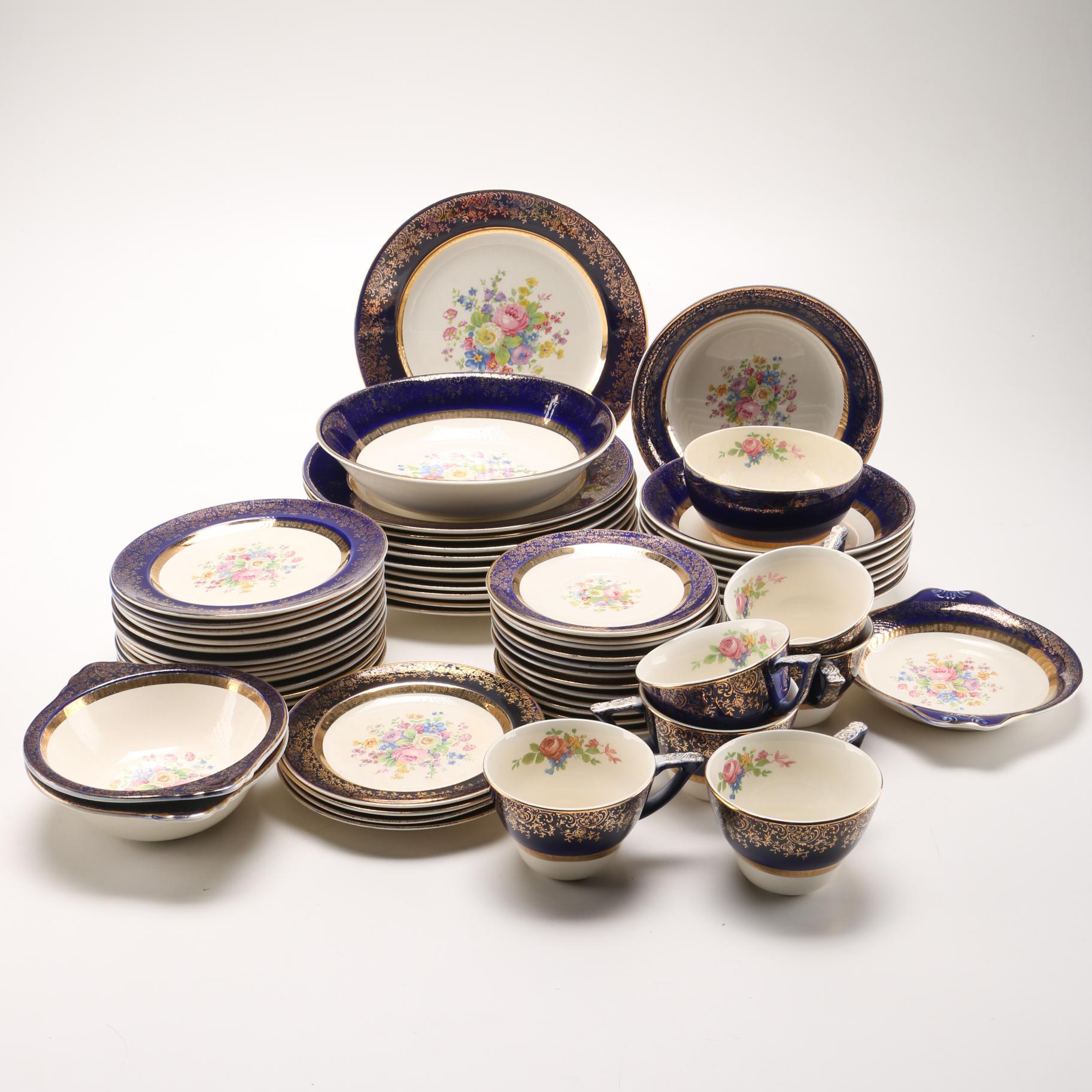 Century by Salem "Aristocrat" 23K Gold China Tableware