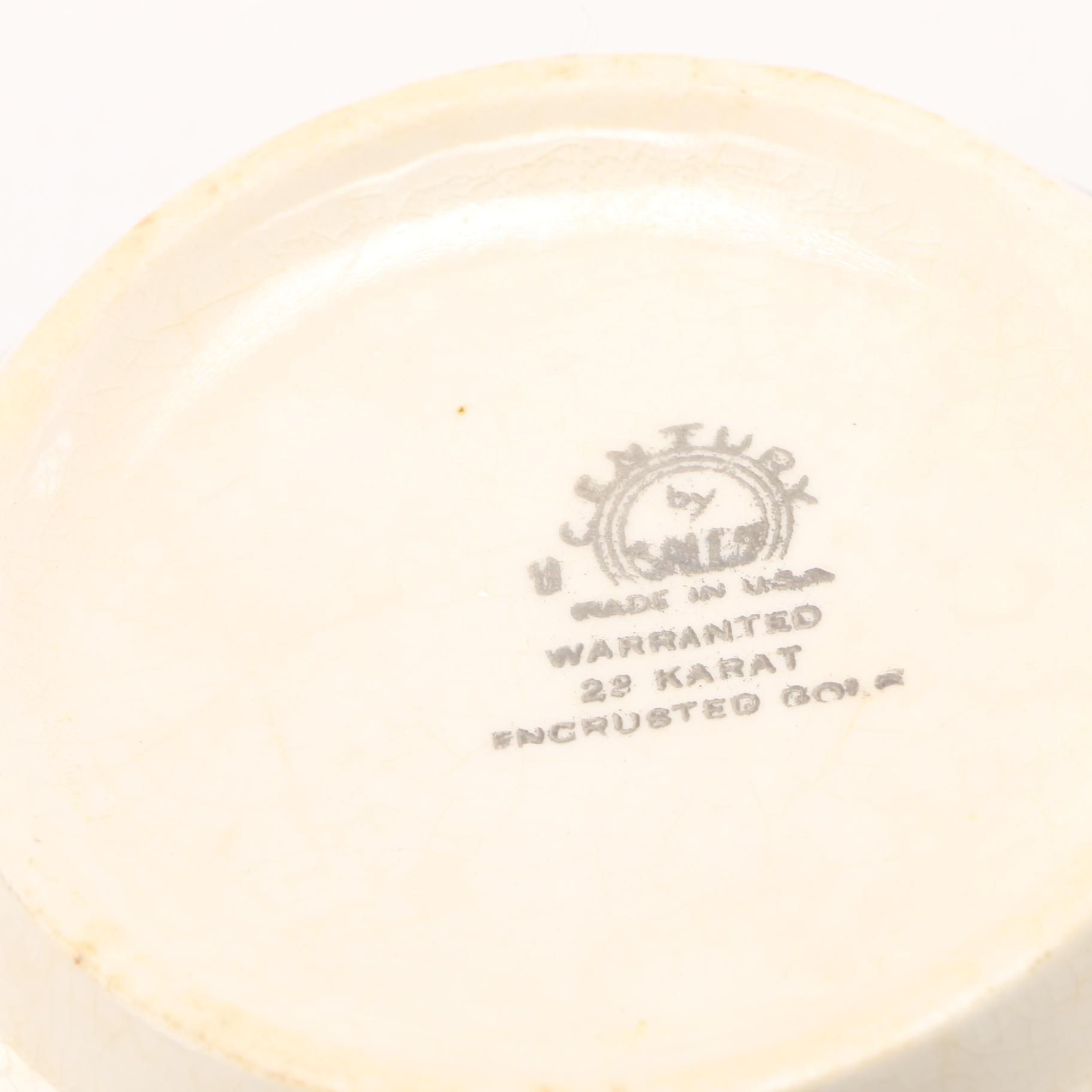 Century by Salem "Aristocrat" 23K Gold China Tableware