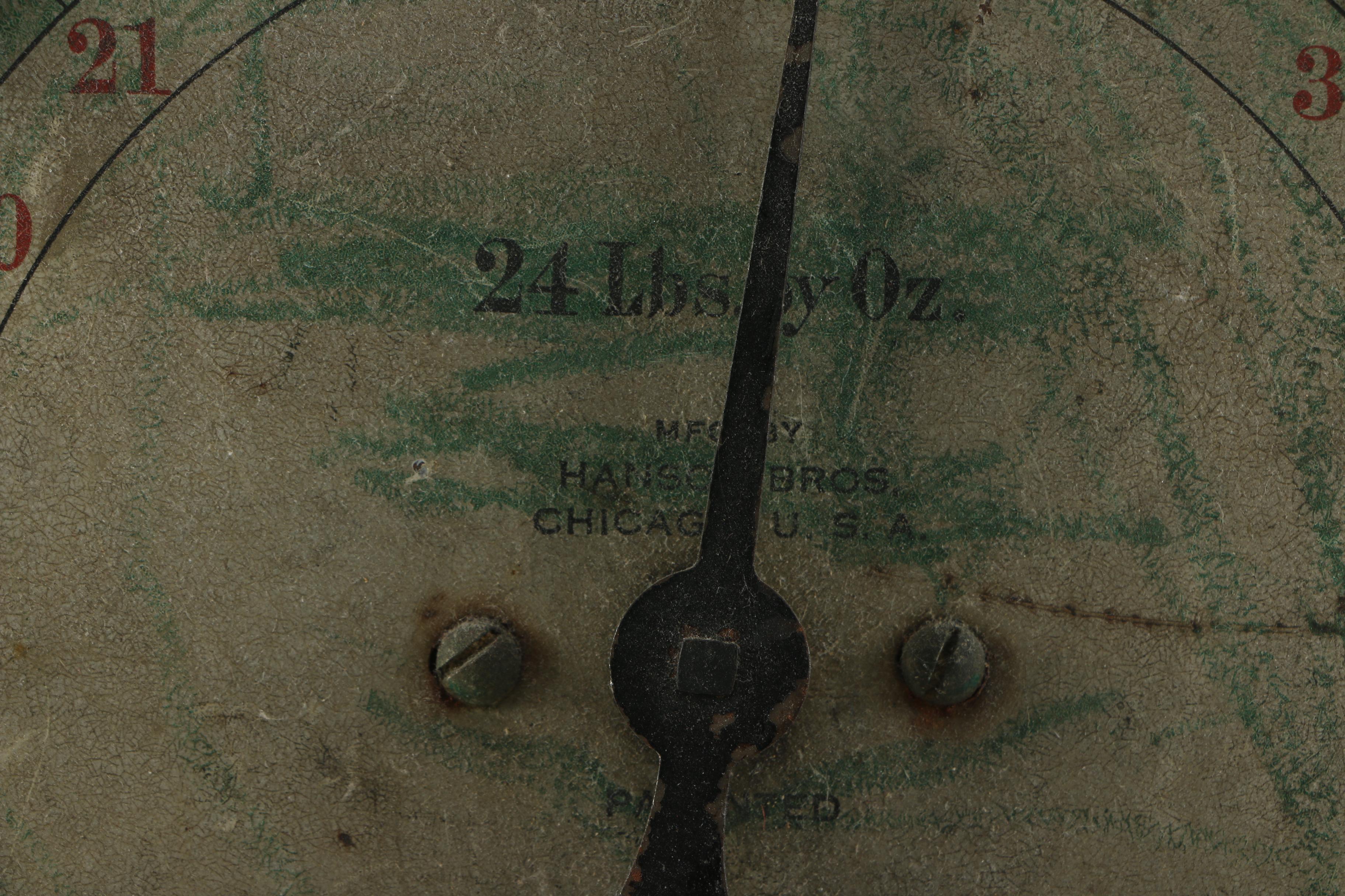 Vintage Metal Postal Weighing Scales