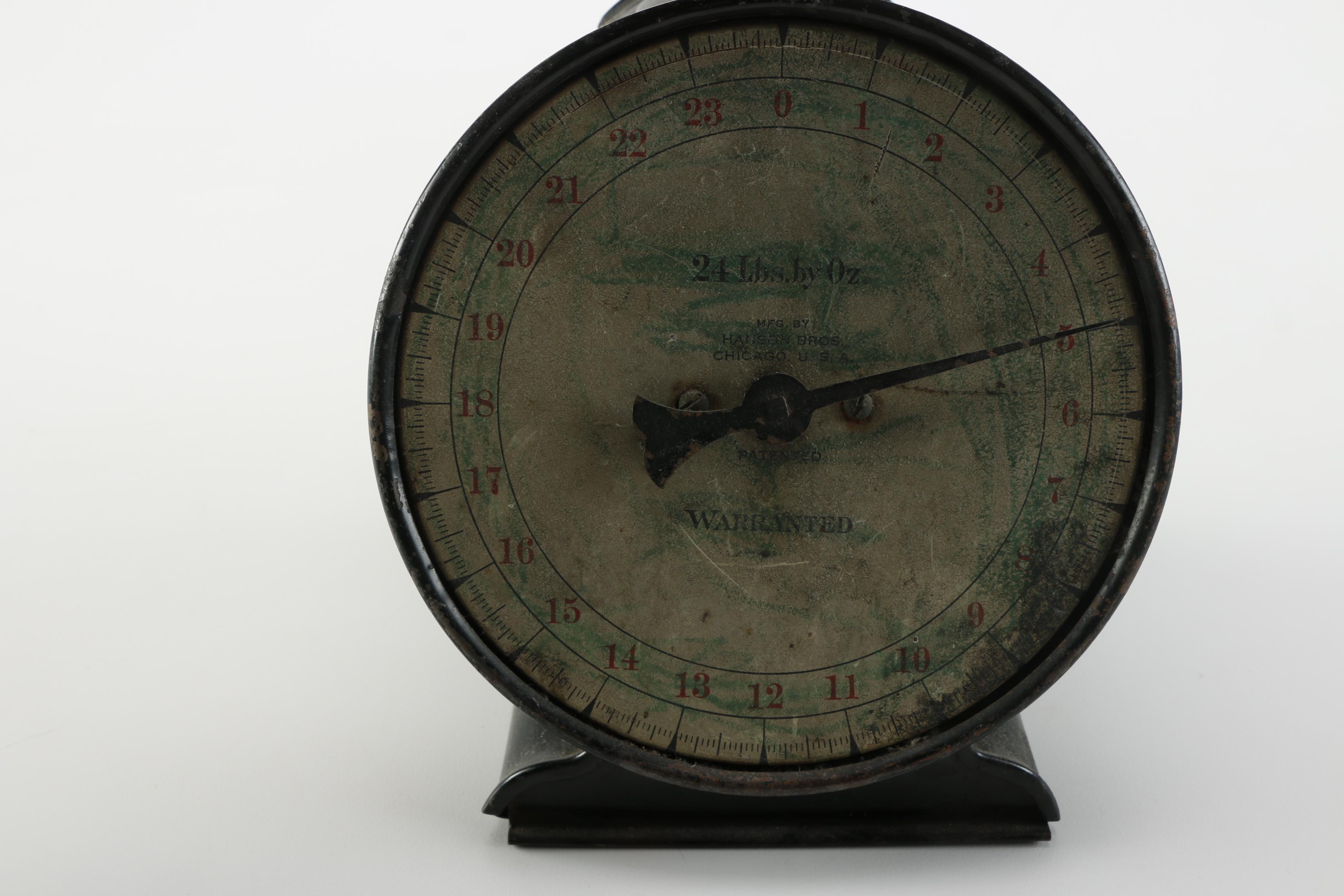 Vintage Metal Postal Weighing Scales