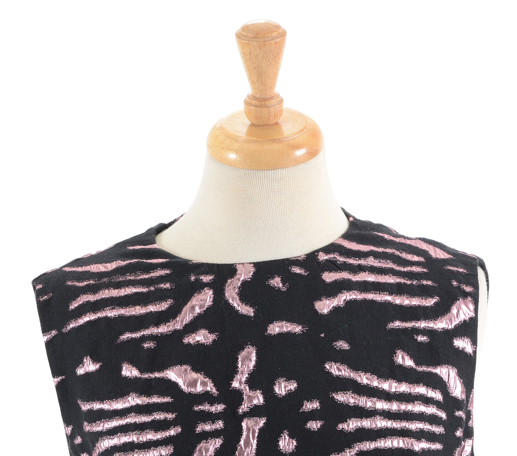 Versace Collection Metallic Jacquard Shift Dress