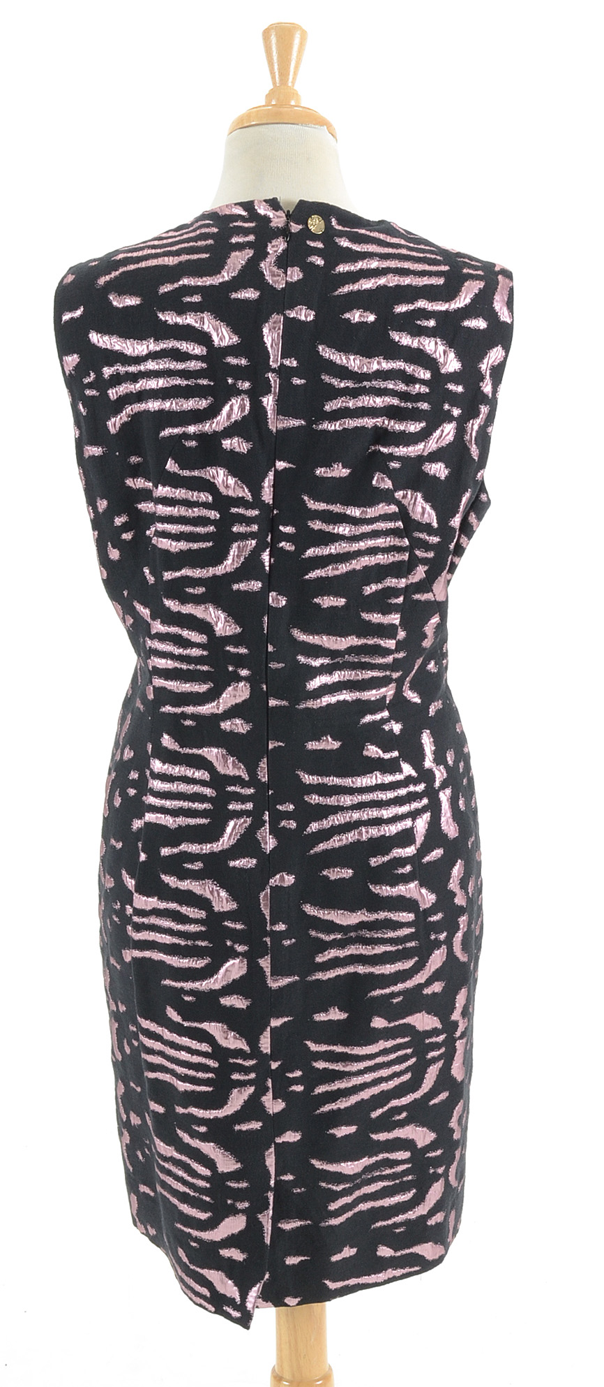 Versace Collection Metallic Jacquard Shift Dress