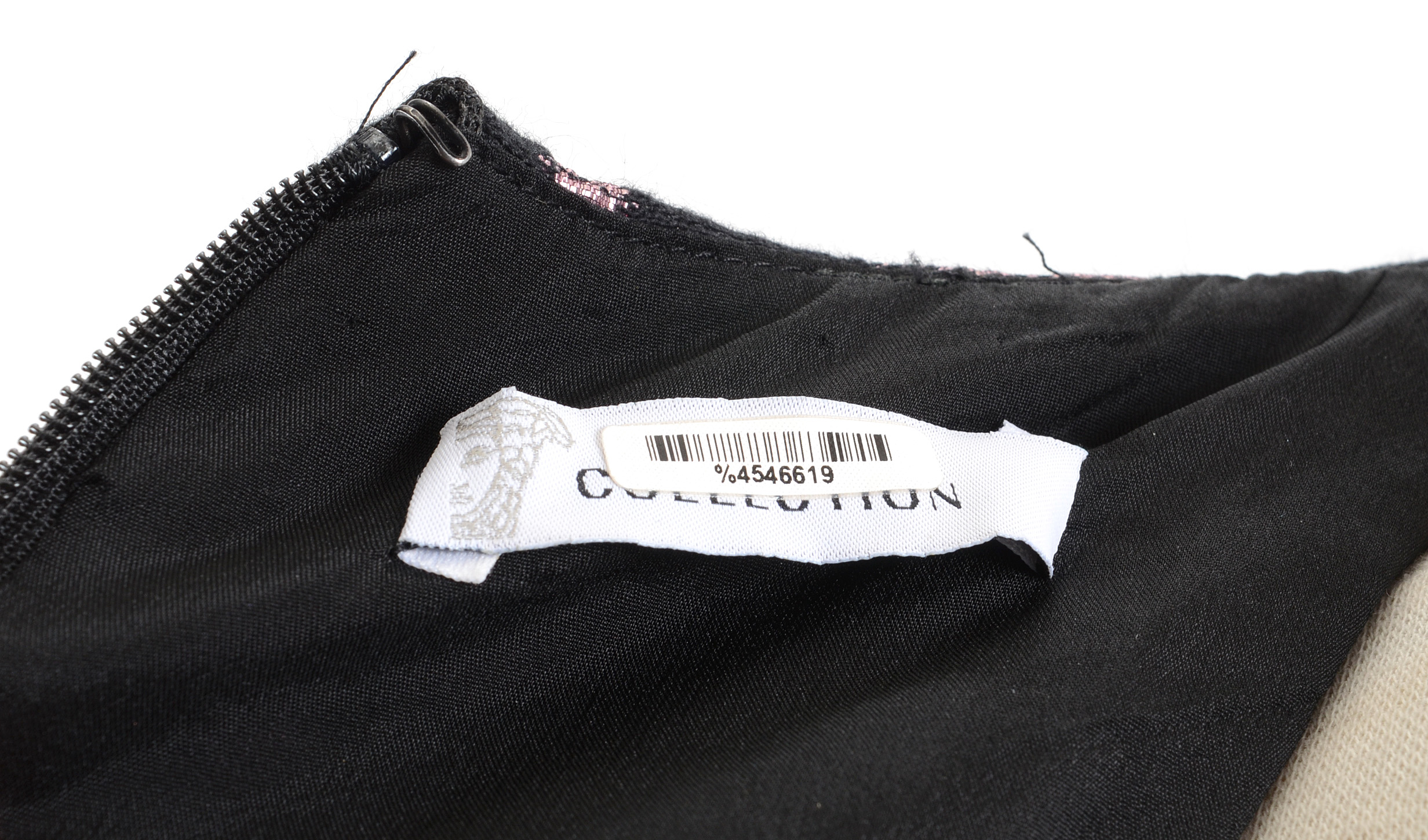 Versace Collection Metallic Jacquard Shift Dress