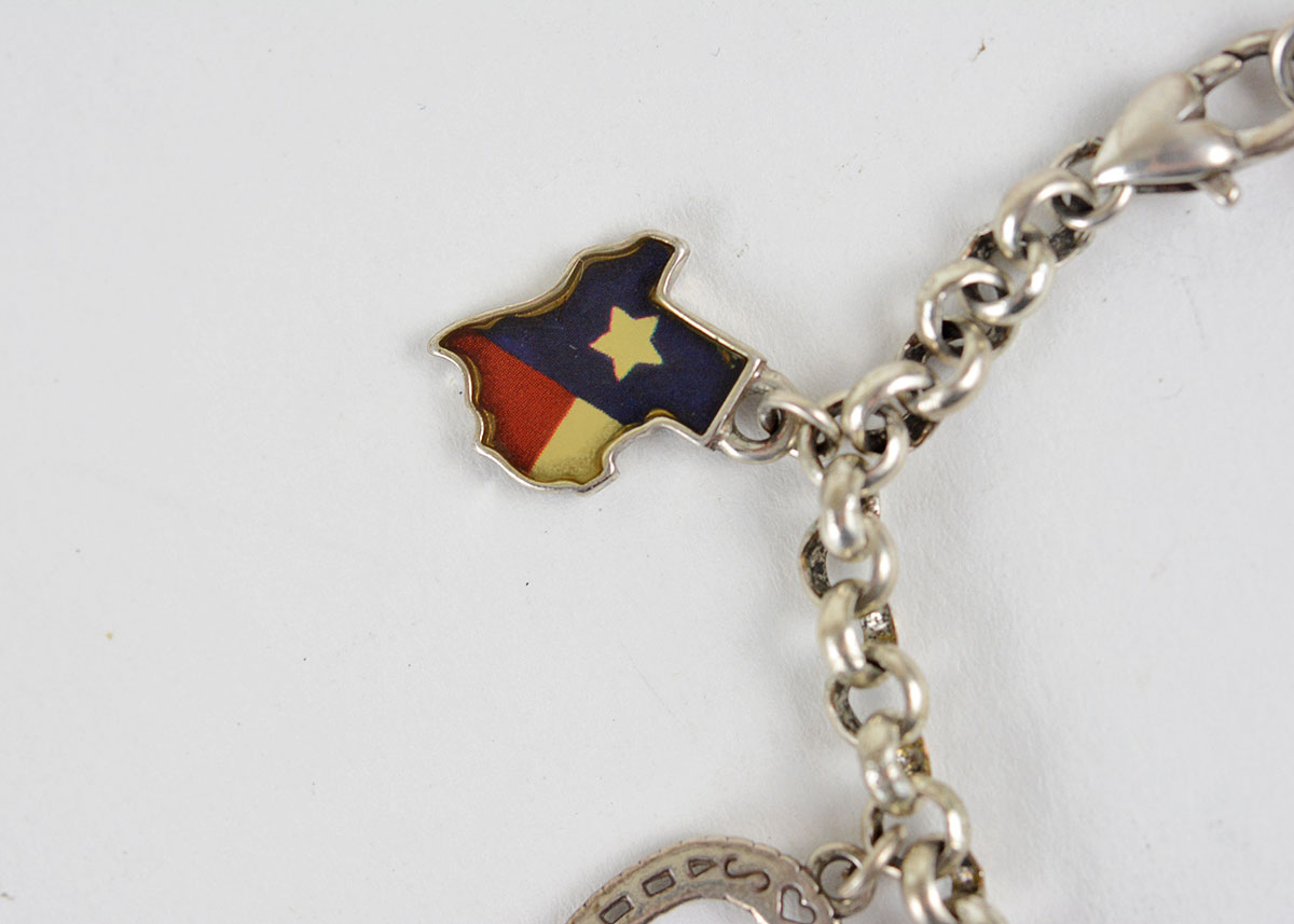 Texas Themed Charm Bracelet