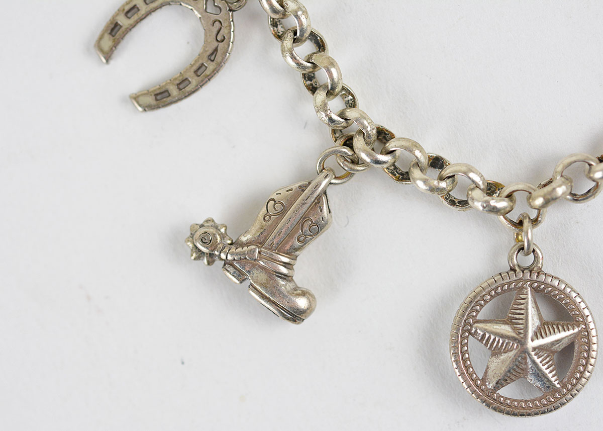 Texas Themed Charm Bracelet