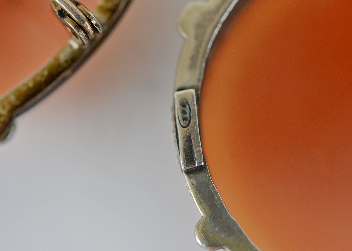 Cameo Set With Brooch and Pendant