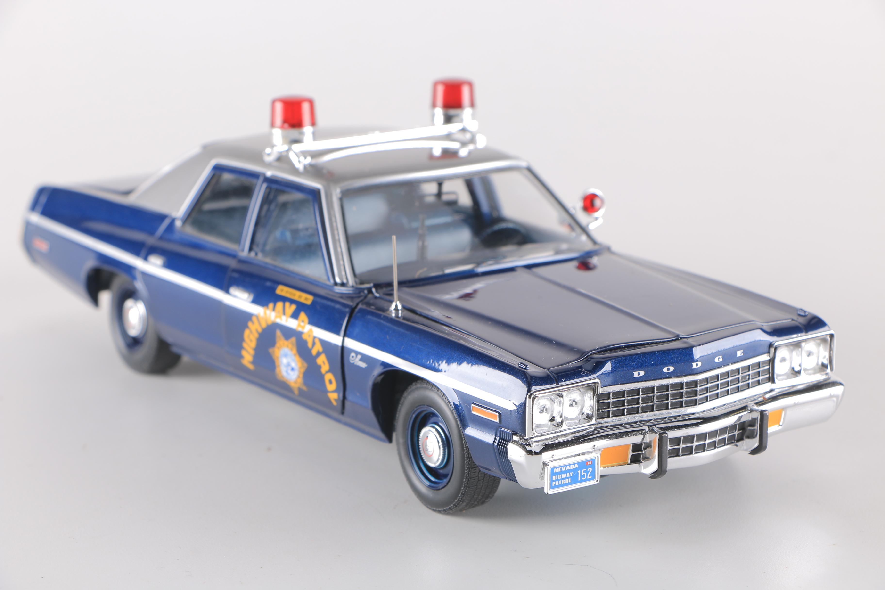 Pair of 1:18 Scale  Dodge Monaco Police Cars