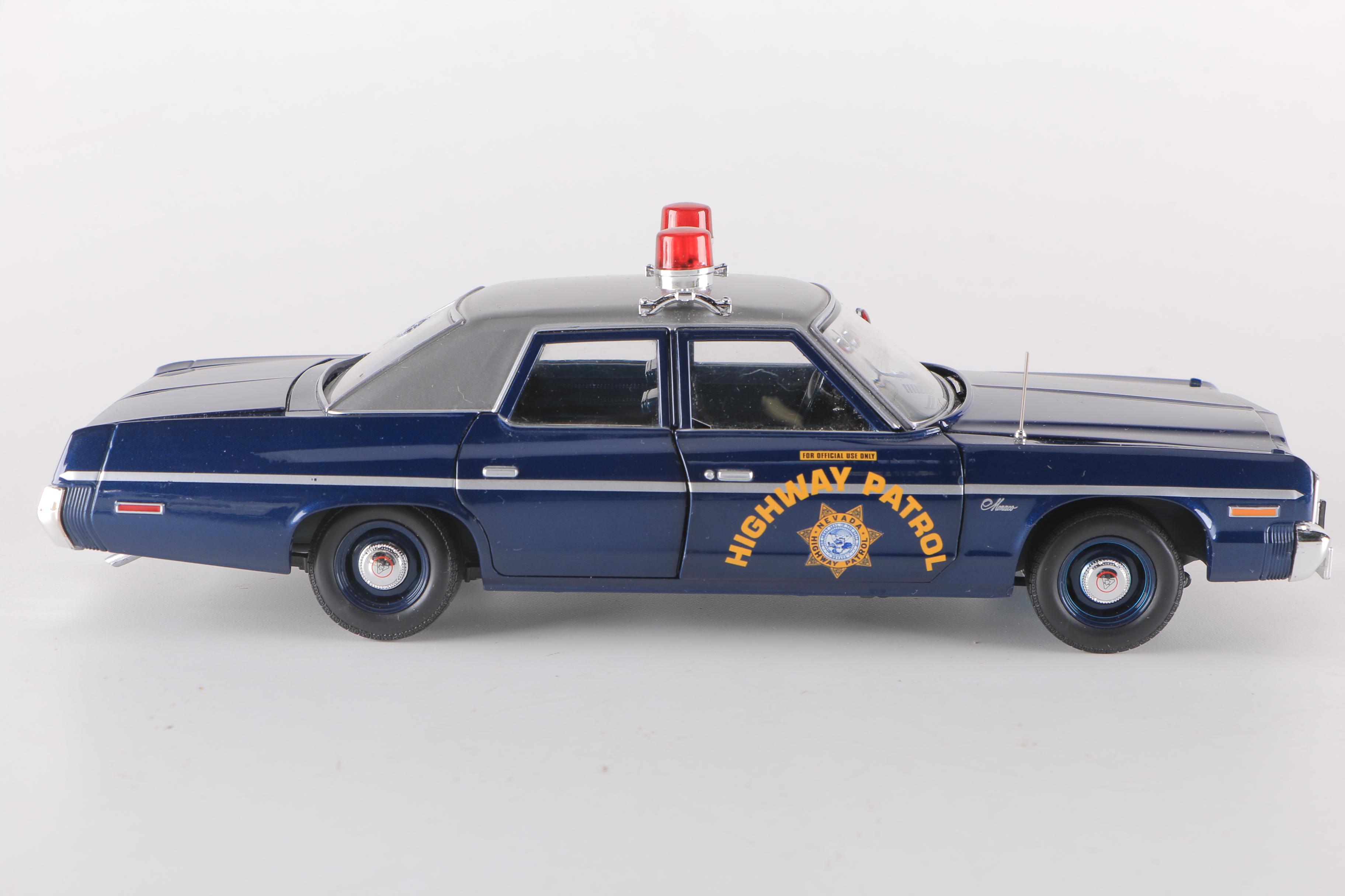 Pair of 1:18 Scale  Dodge Monaco Police Cars