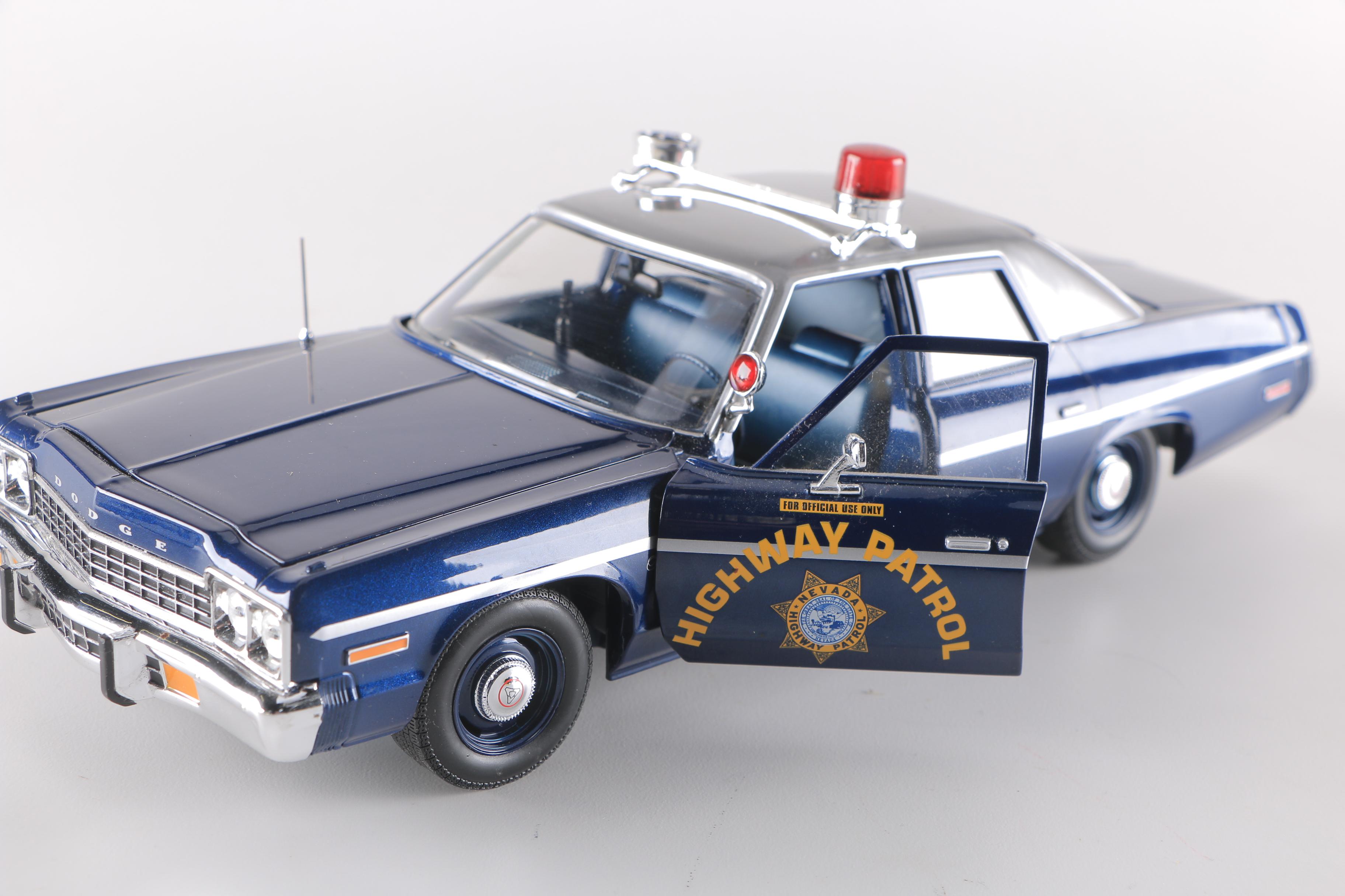 Pair of 1:18 Scale  Dodge Monaco Police Cars