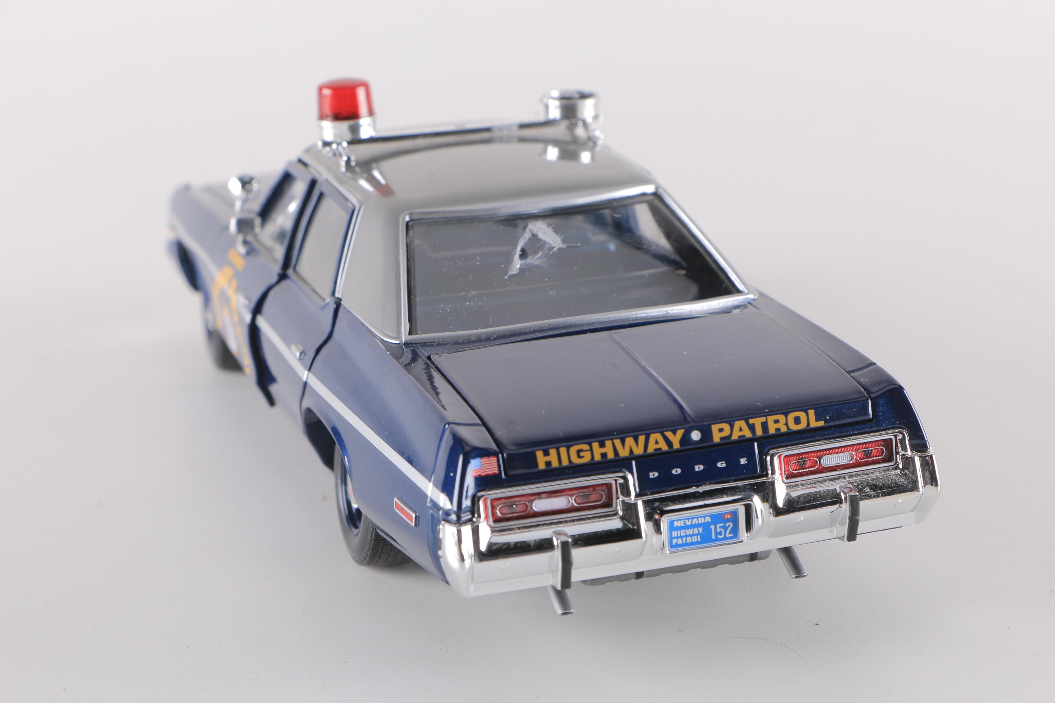 Pair of 1:18 Scale  Dodge Monaco Police Cars