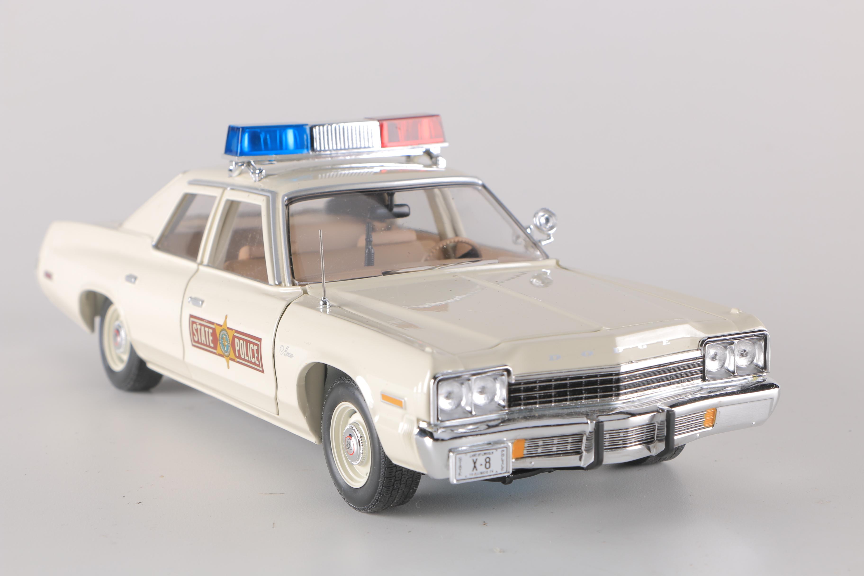 Pair of 1:18 Scale  Dodge Monaco Police Cars