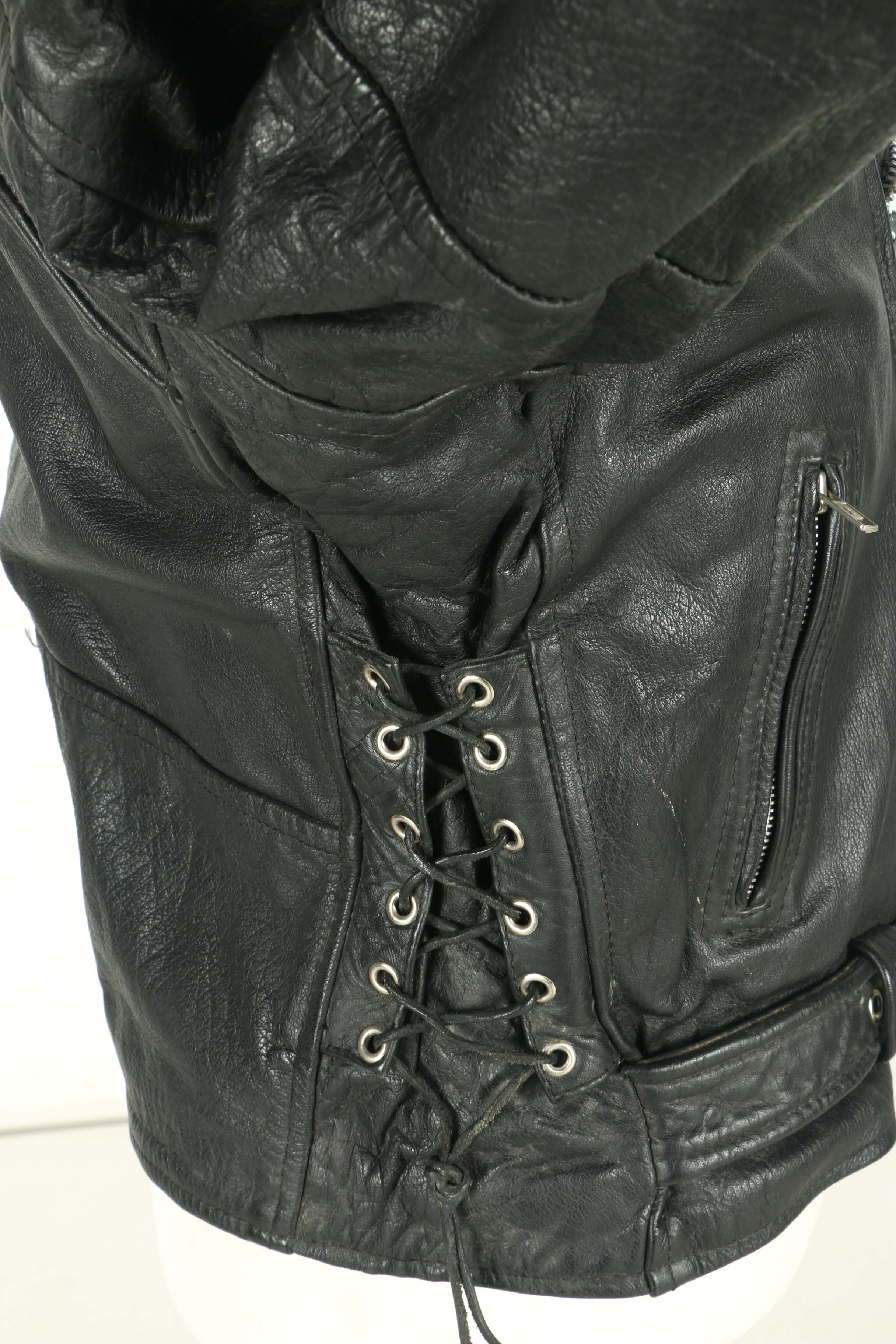 The Alley Chicago Men's Leather Motorcycle Jacket