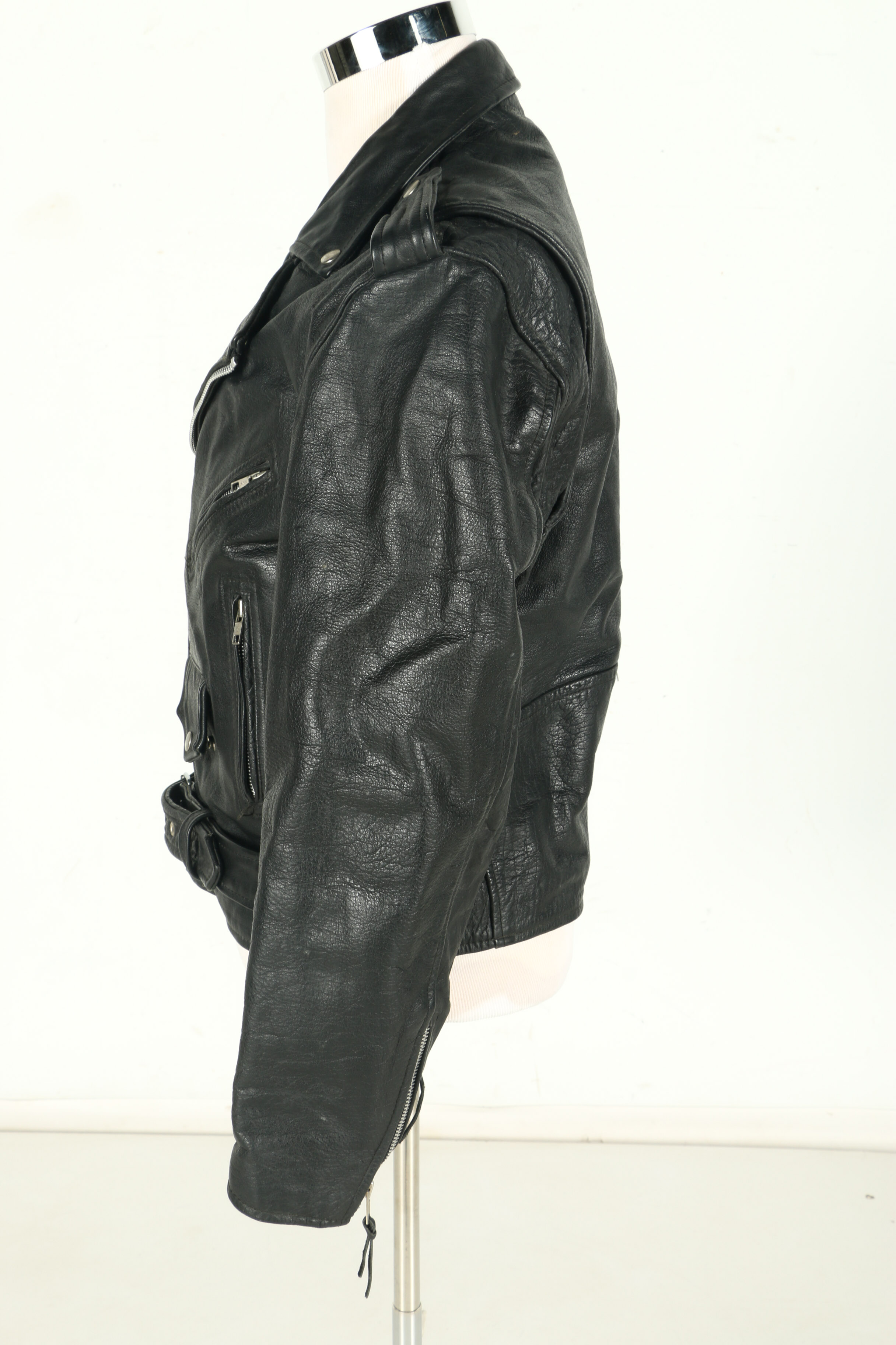 The Alley Chicago Men's Leather Motorcycle Jacket