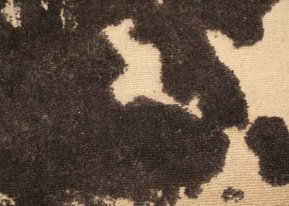 Pottery Barn Cow Print Wool Area Rug