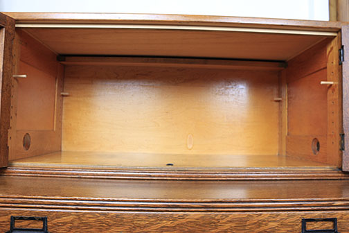 Vintage Oak Specimen Cabinet