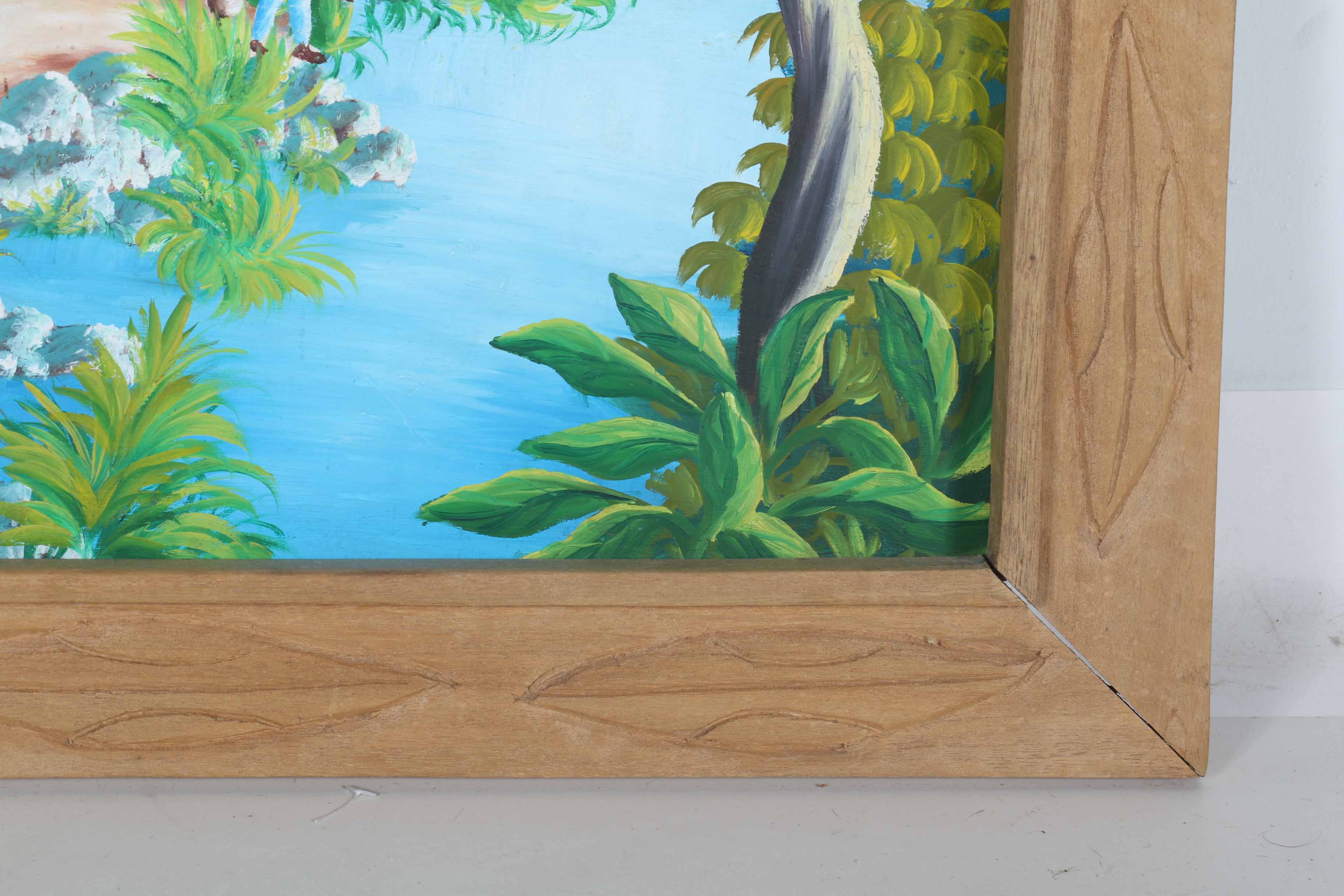 Clausel Carrier Signed Original Oil Painting of a Village Scene