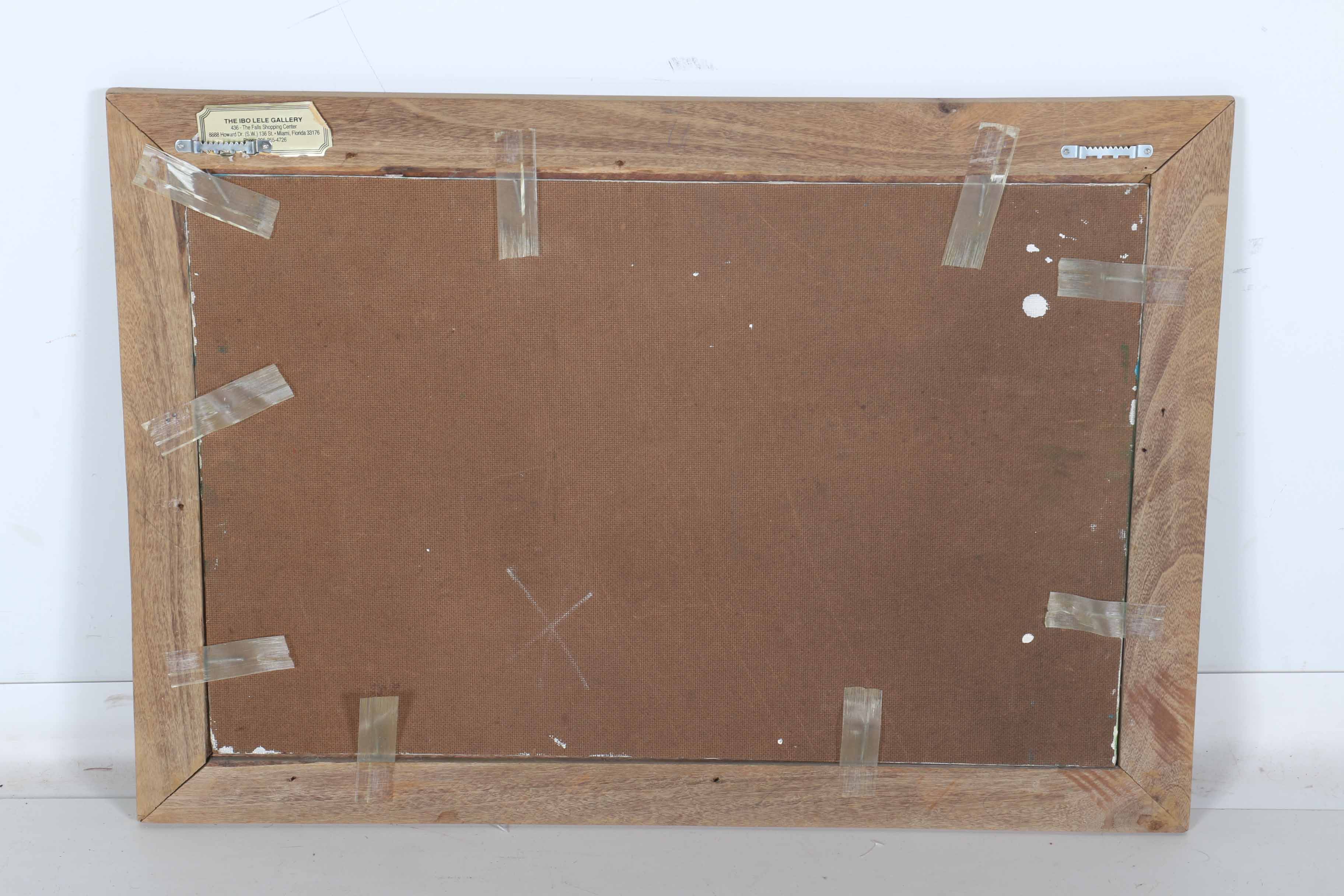 Clausel Carrier Signed Original Oil Painting of a Village Scene