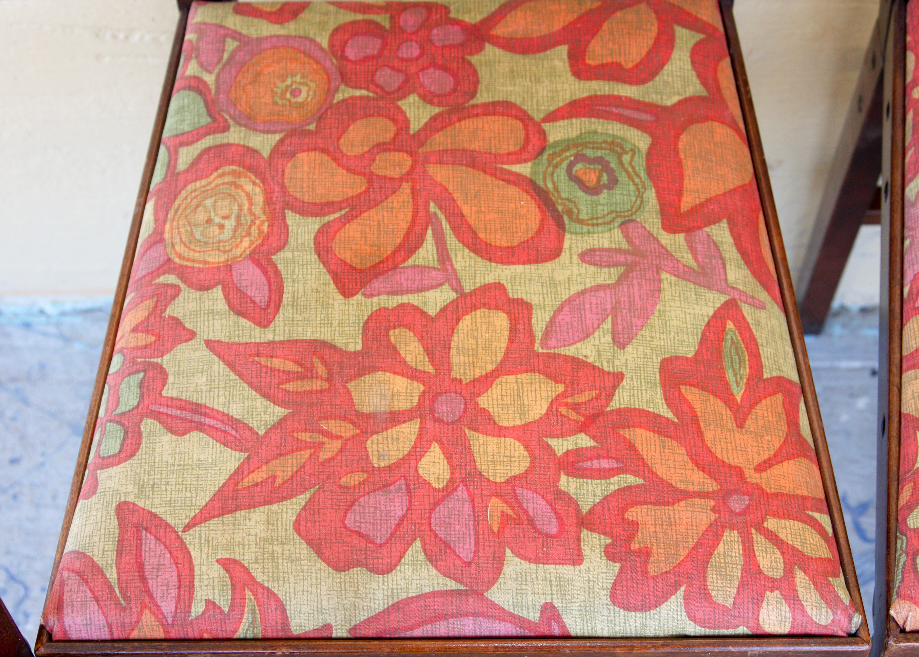 Vintage Wood Folding Table With "Lego-O-Matic" Chairs by Lorraine