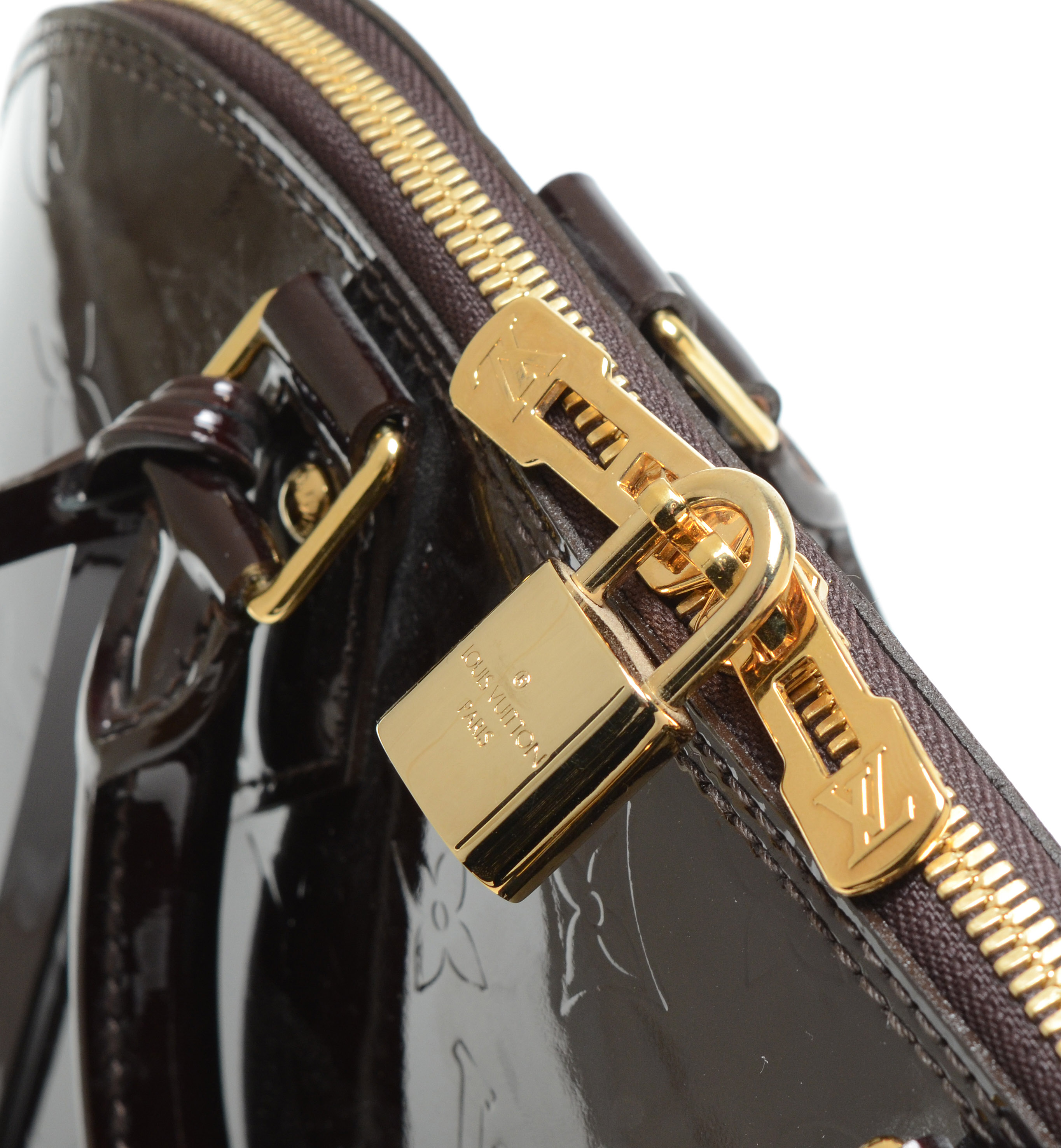 Louis Vuitton Amarante Vernis Alma PM