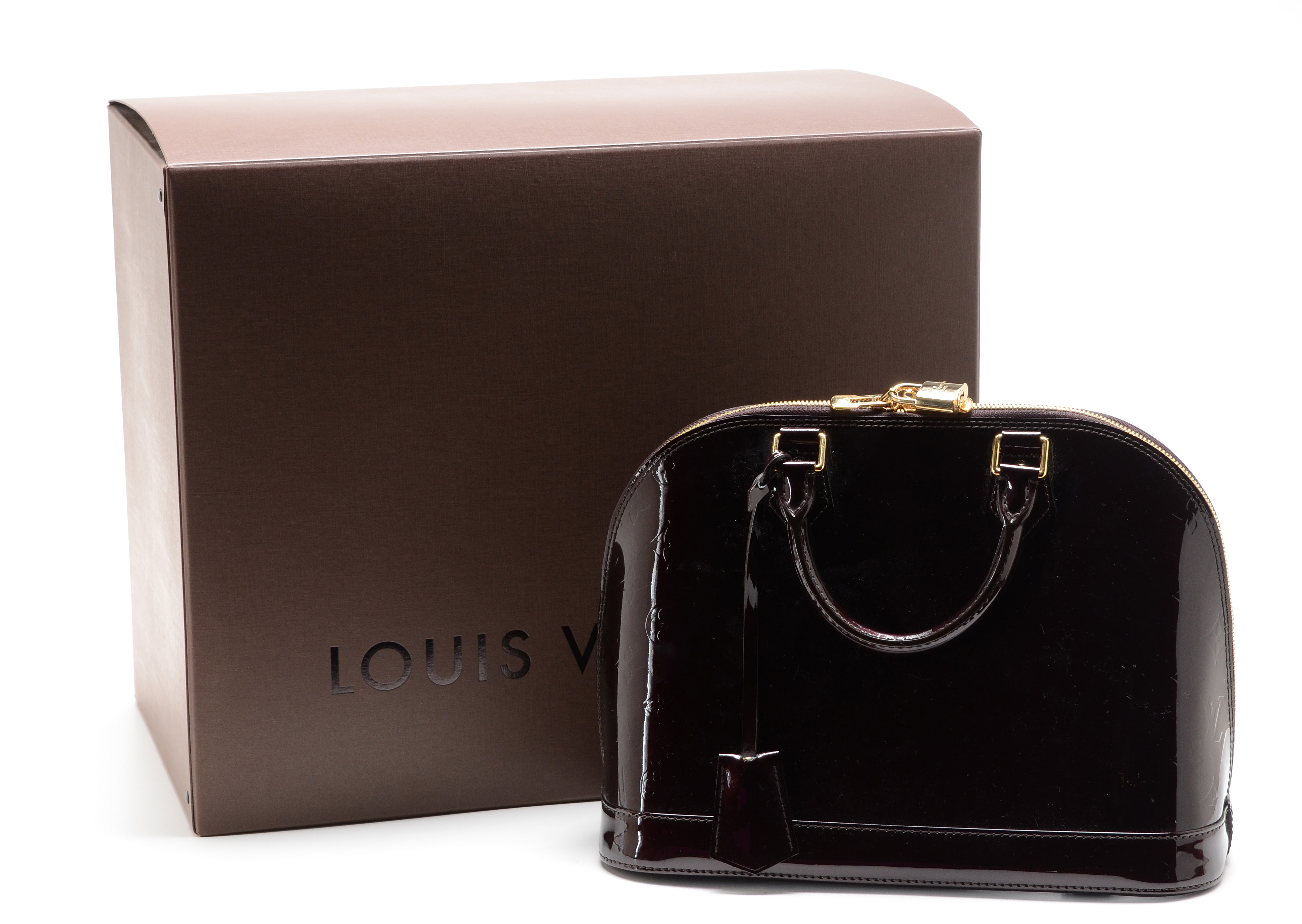 Louis Vuitton Amarante Vernis Alma PM