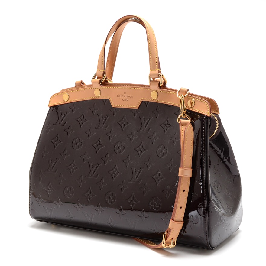 Louis Vuitton Amarante Vernis Brea MM