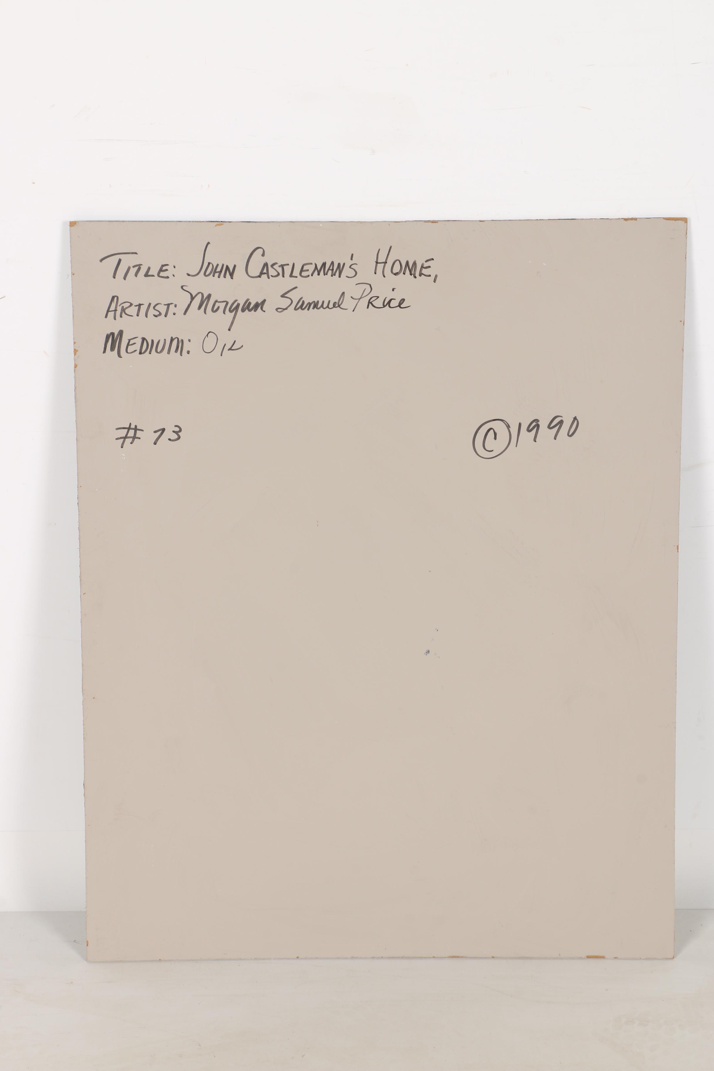 Morgan Samuel Price Signed Original Oil Painting "John Castleman's Home"