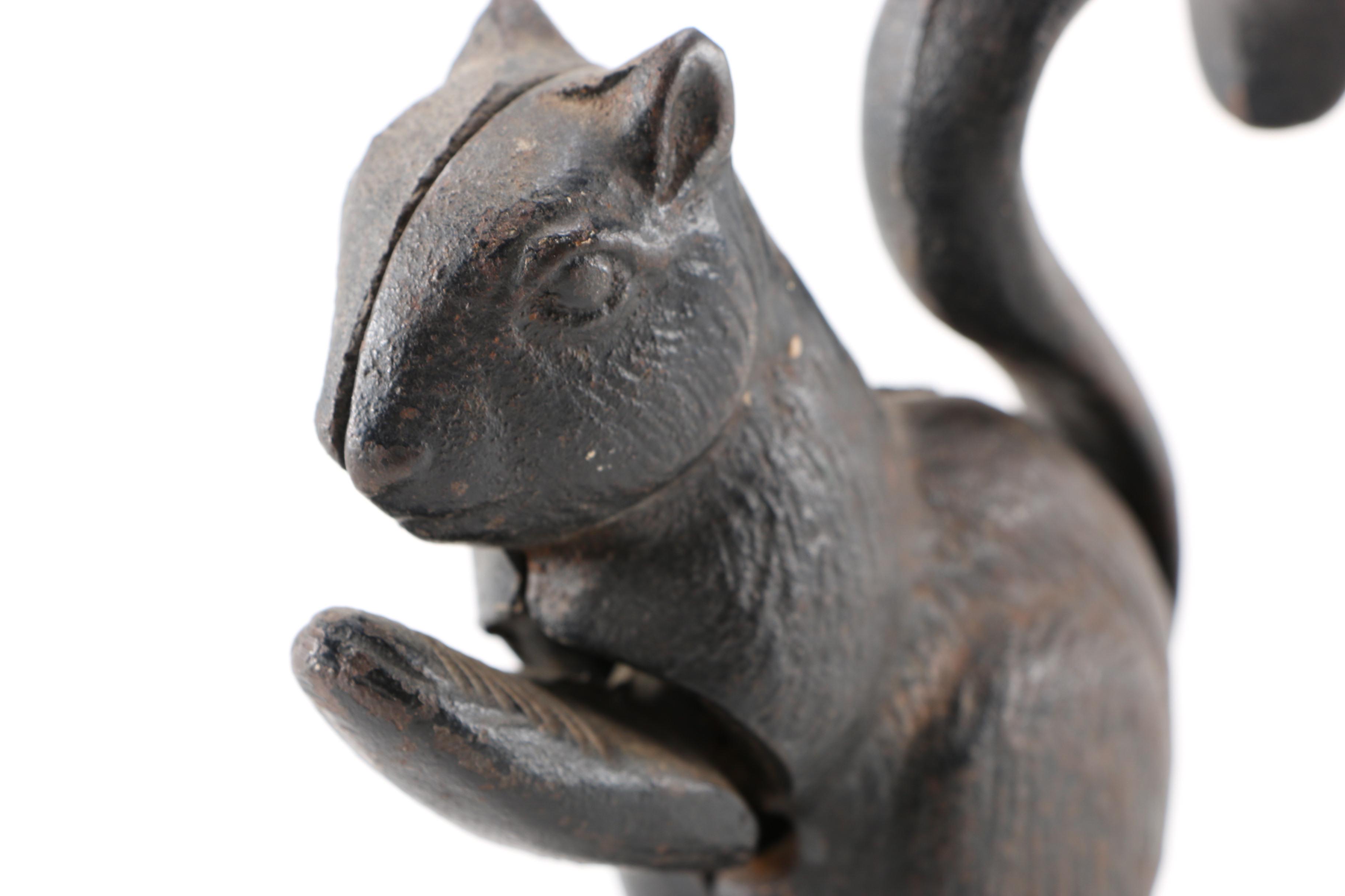 Vintage Cast Iron Squirrel Nutcracker