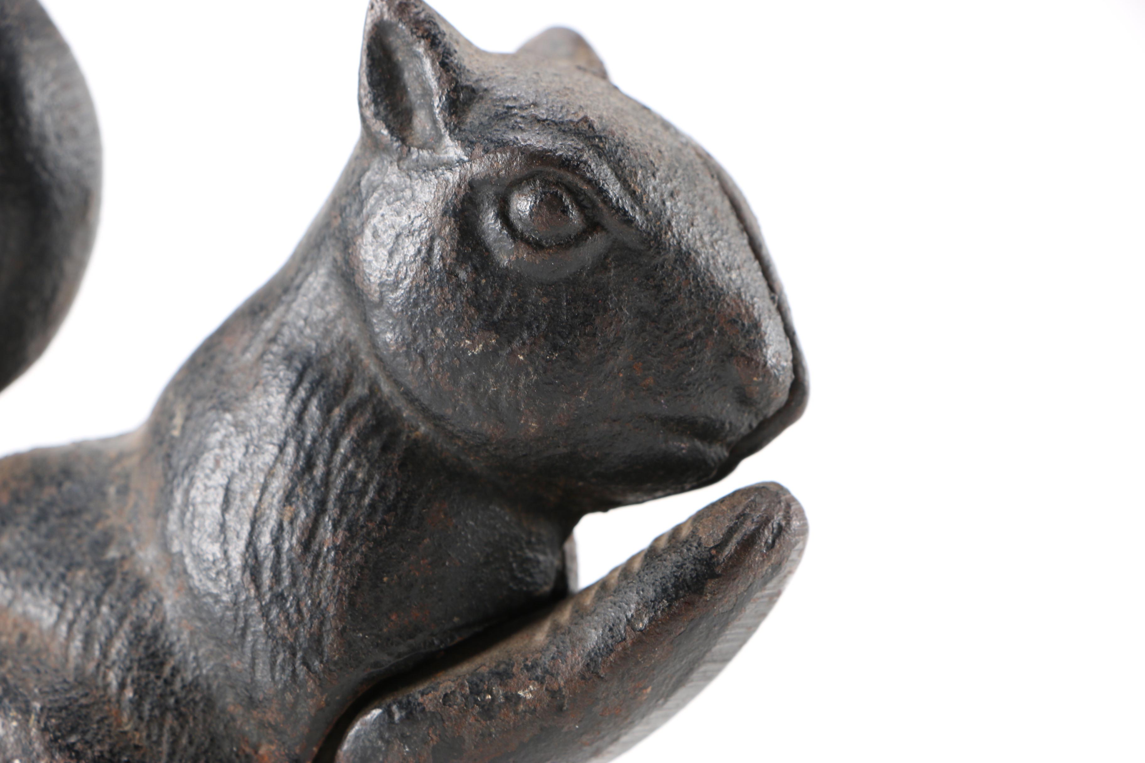 Vintage Cast Iron Squirrel Nutcracker
