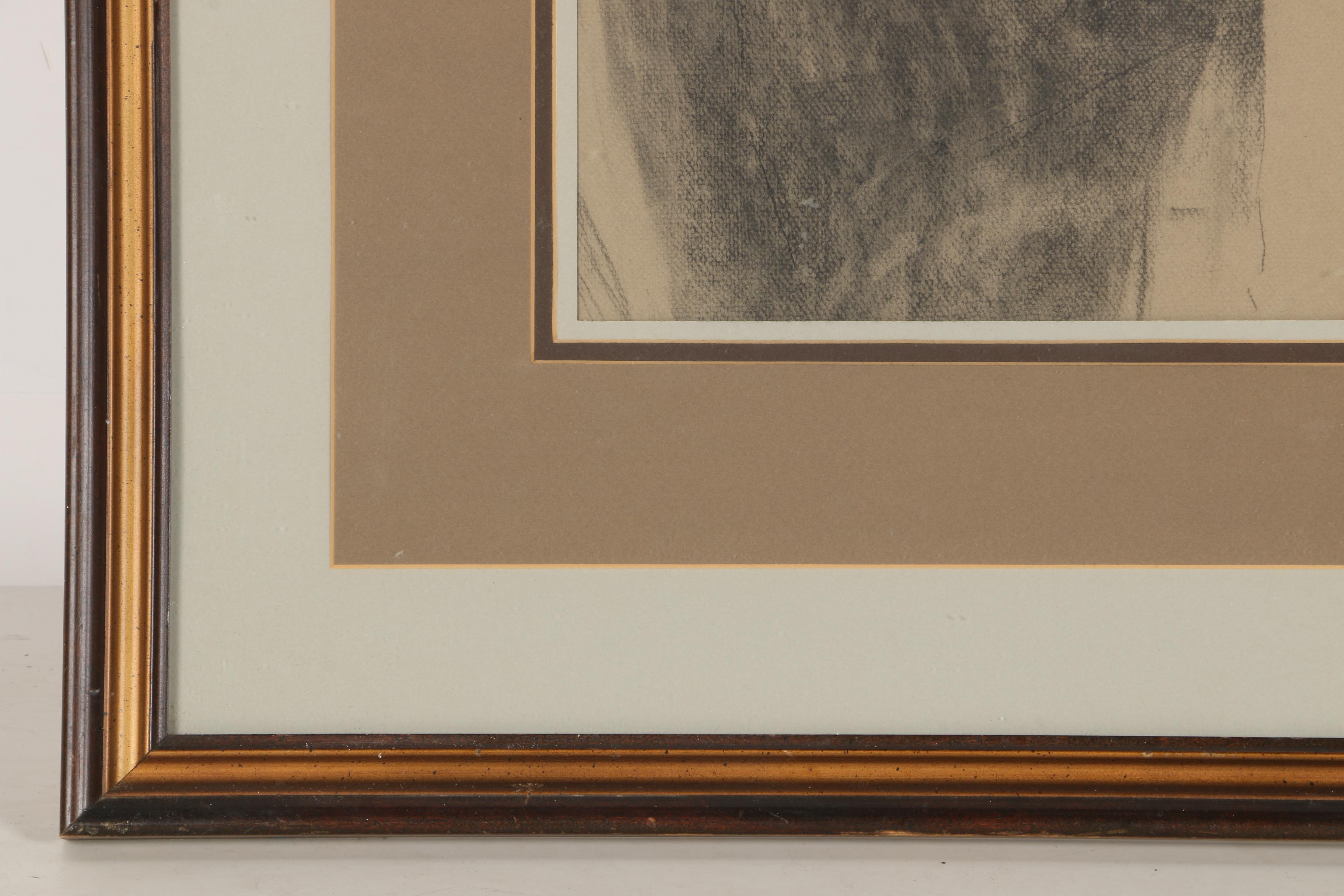 Original 1981 Graphite Drawing on Paper