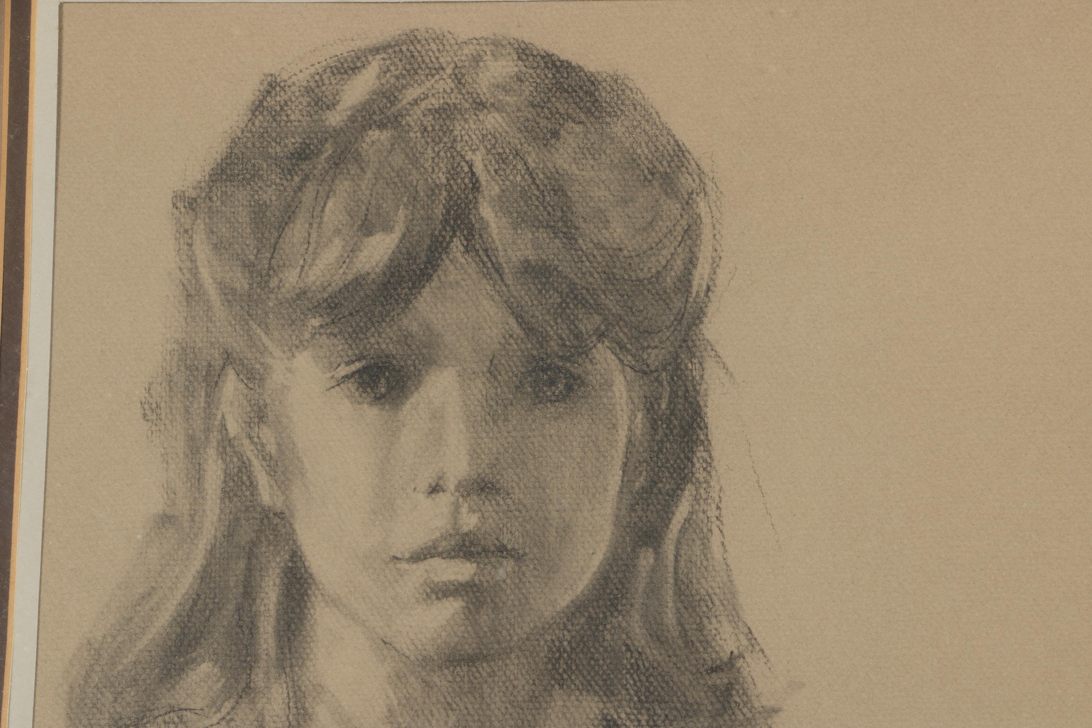 Original 1981 Graphite Drawing on Paper