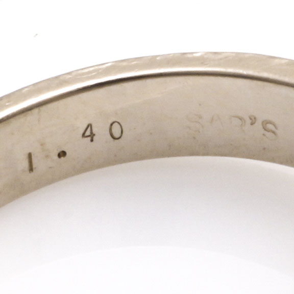 14K White Gold Tanzanite and Diamond Ring