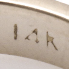 14K White Gold Tanzanite and Diamond Ring