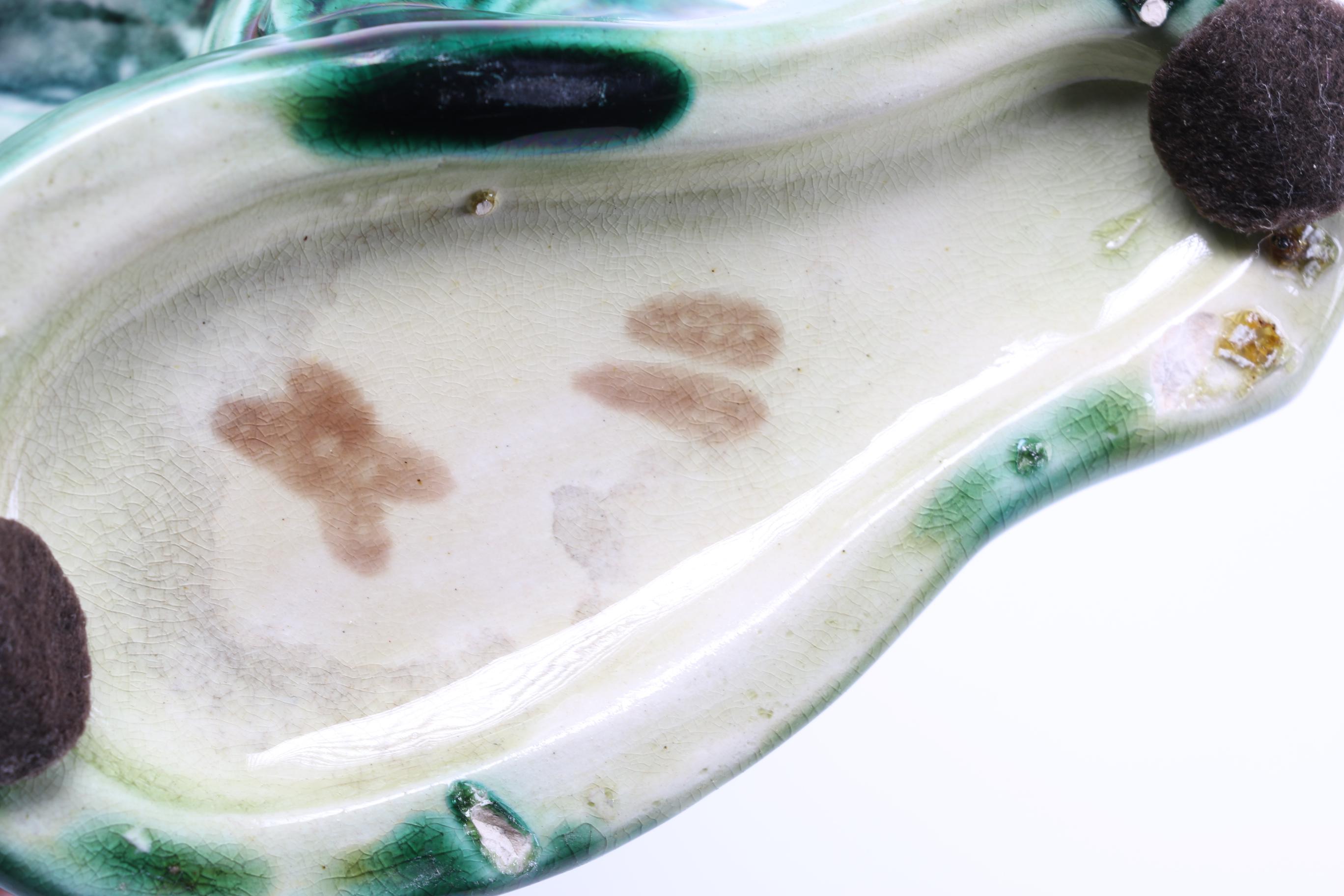 Owl Majolica Pitcher