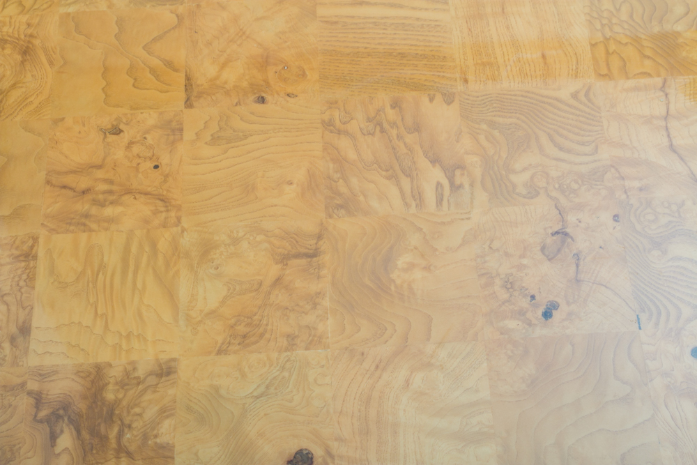 Retro Milo Baughman for Thayer Coggin Chrome Based Wooden Coffee Table