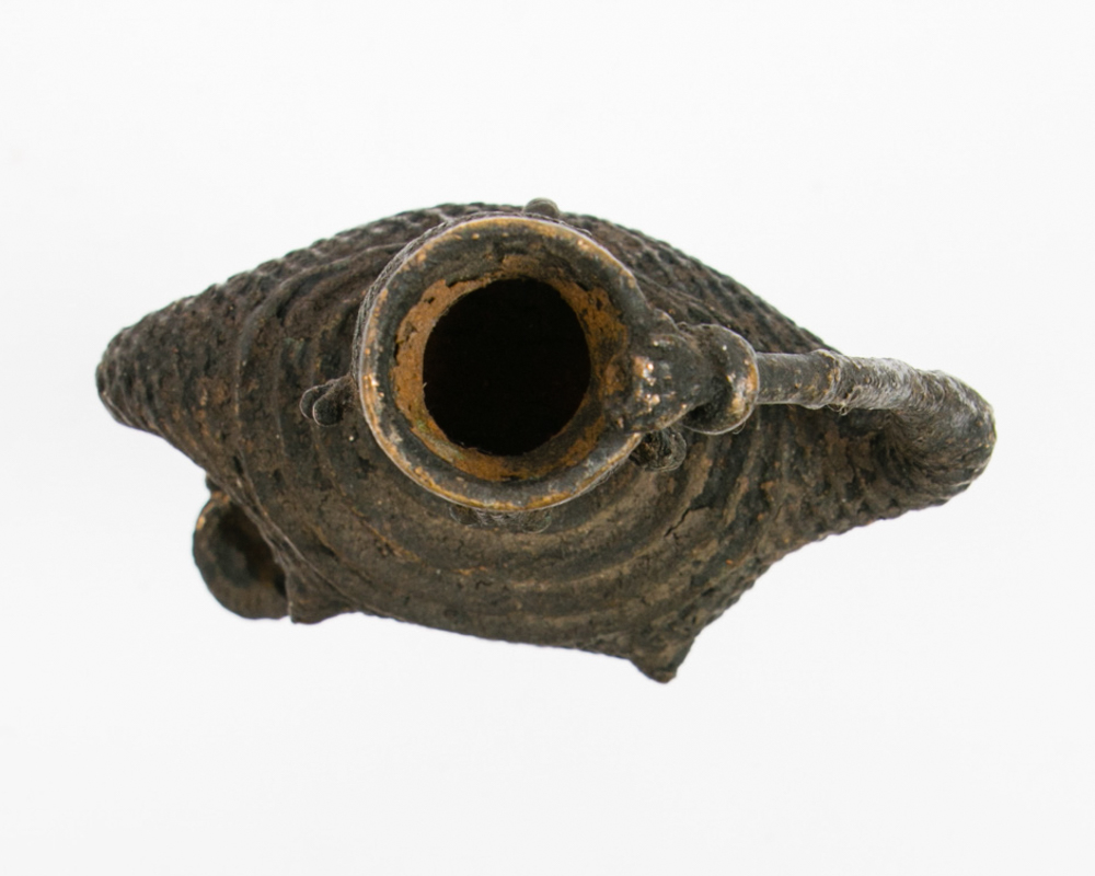 Primitive Cast Metal Statue