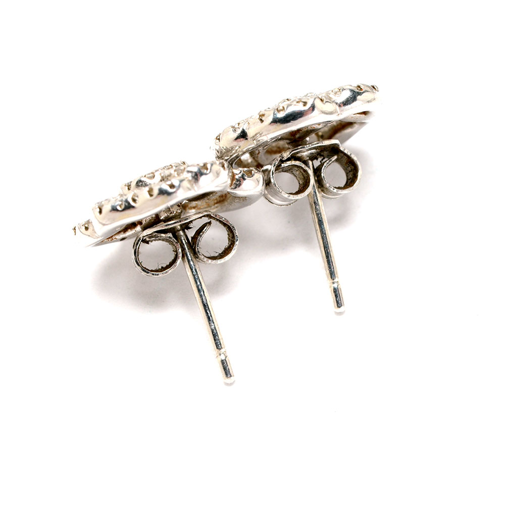 Sterling Silver Rhinestone Parure Jewelry Set