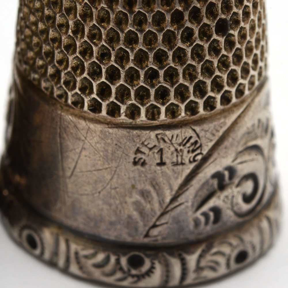 Collection of Vintage Sterling Silver Thimbles