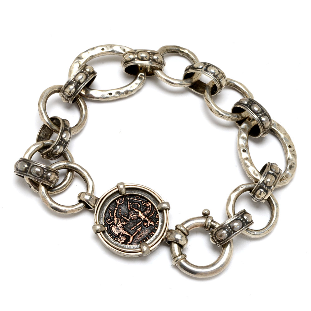 Sterling Silver Cable Linked Bracelet