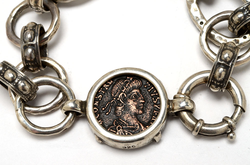 Sterling Silver Cable Linked Bracelet