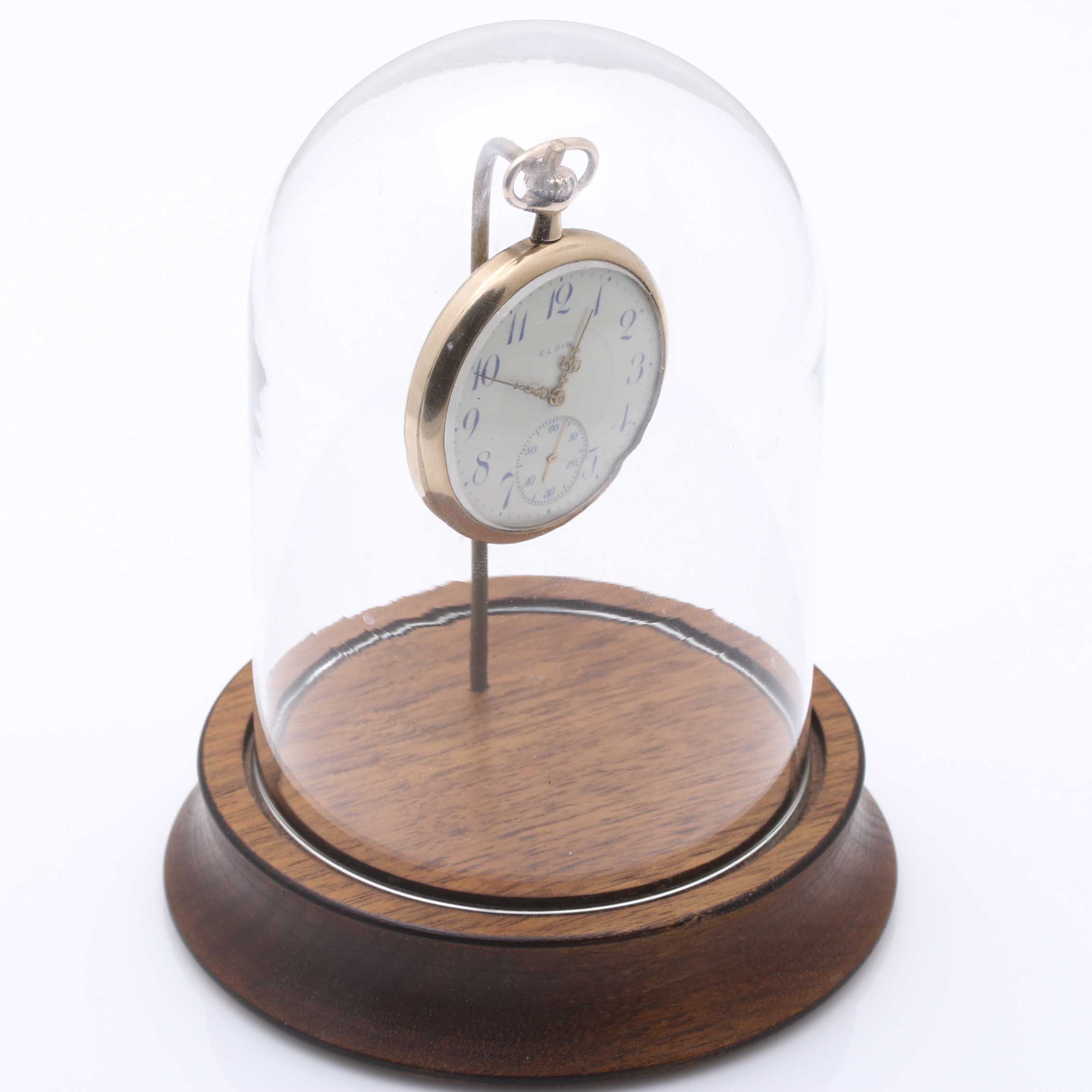 Elgin Pocket Watch with Display Case