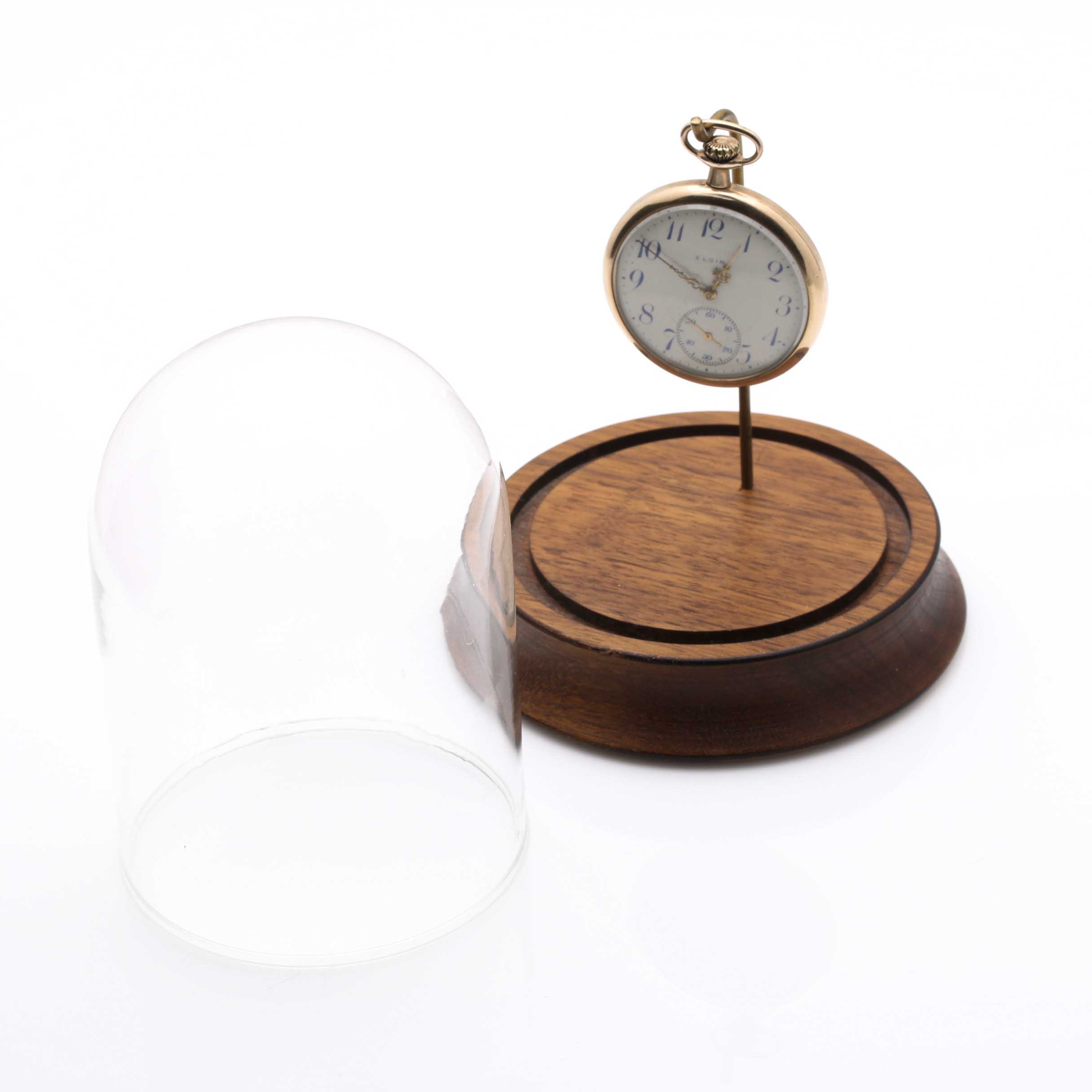 Elgin Pocket Watch with Display Case