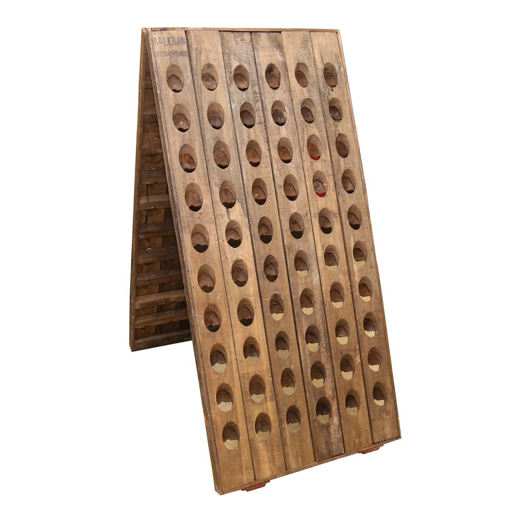 Ste Leban Epernay, France Riddling Rack