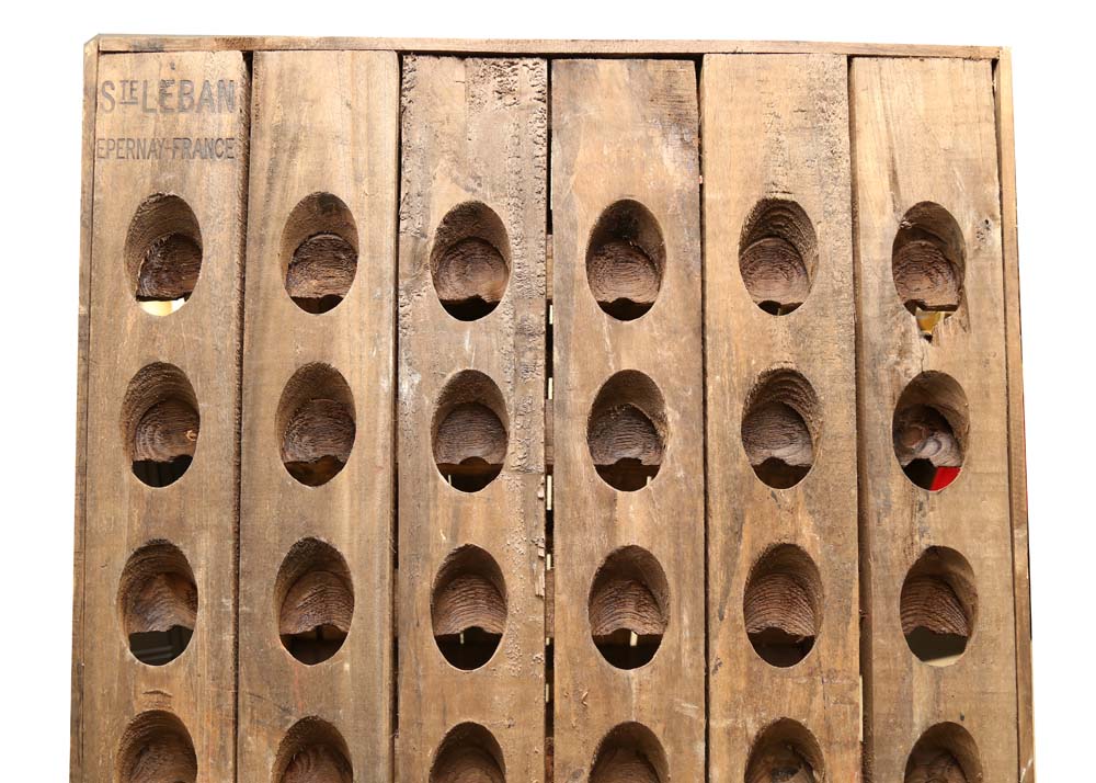 Ste Leban Epernay, France Riddling Rack