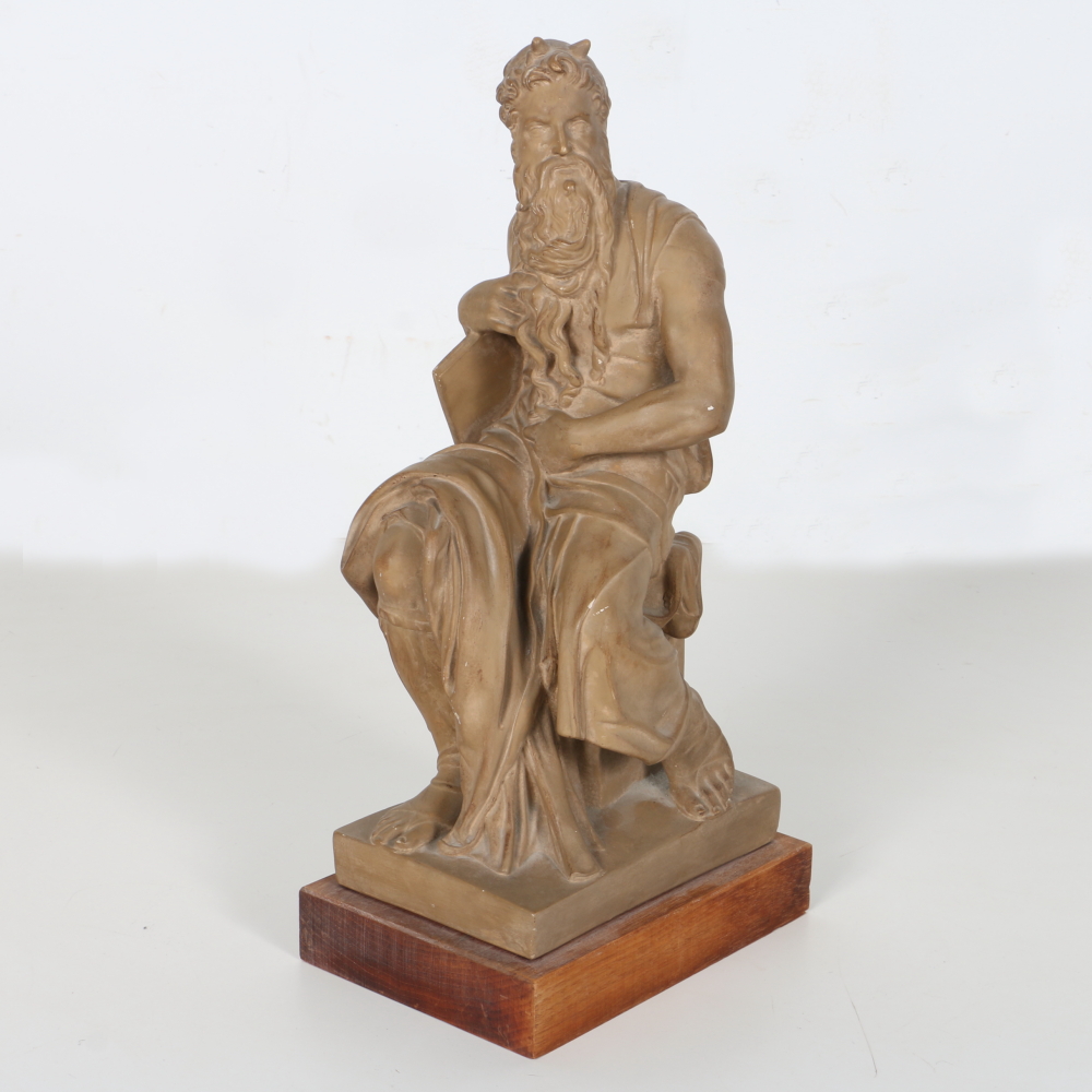 1955 Alva Studio Statue After Michelangelo Buonarroti's Moses