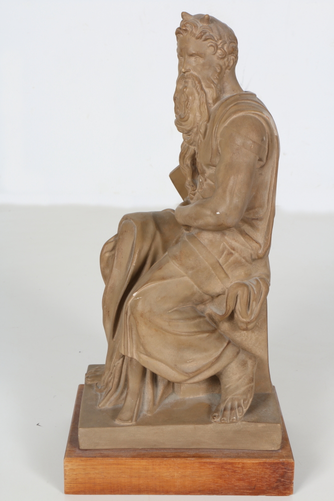 1955 Alva Studio Statue After Michelangelo Buonarroti's Moses