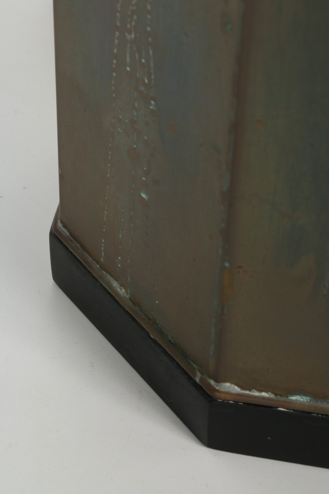 Pair of Chapman Octagonal Brass Lamps 1970s